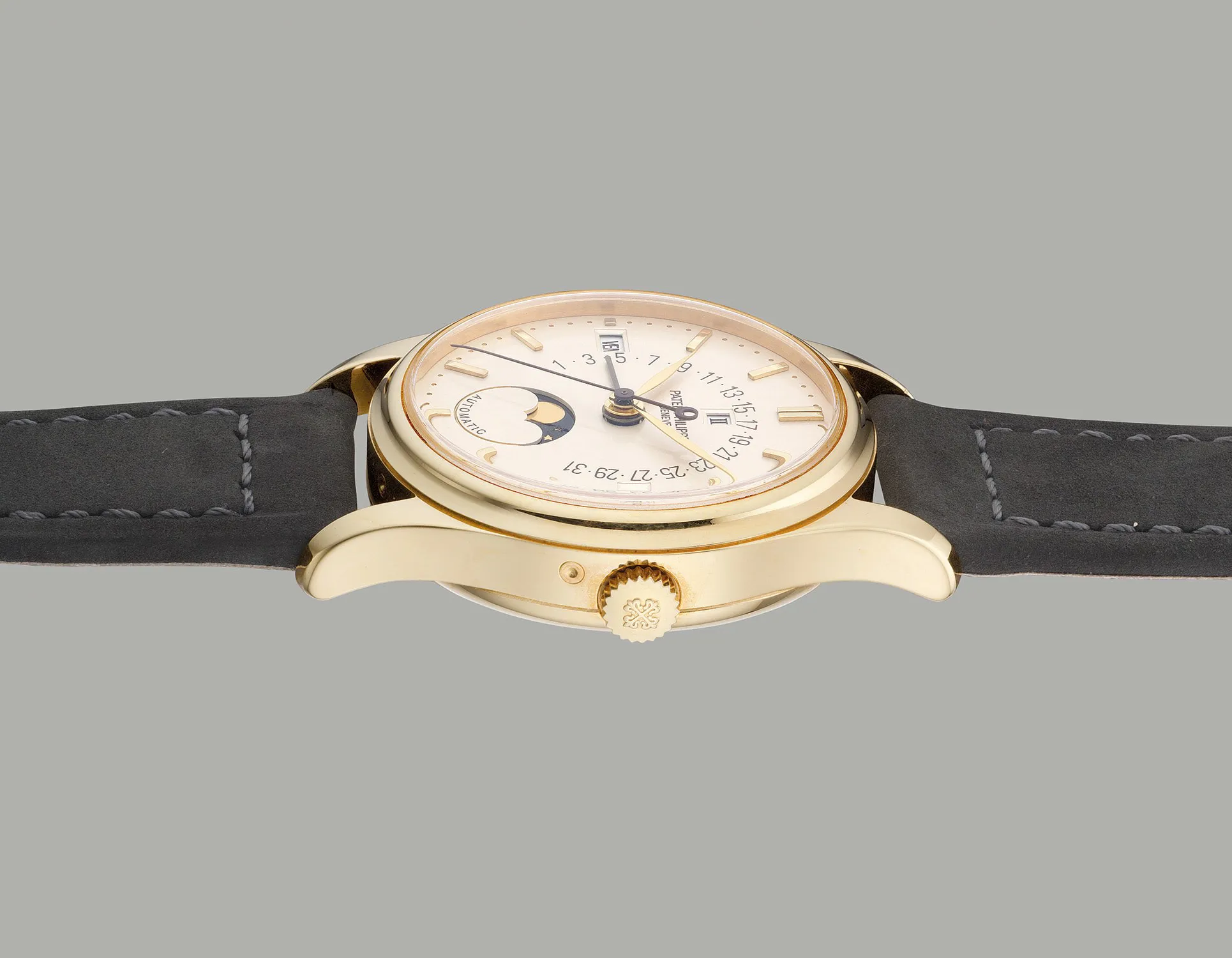 Patek Philippe 5050J 35mm Yellow gold Silvered 3