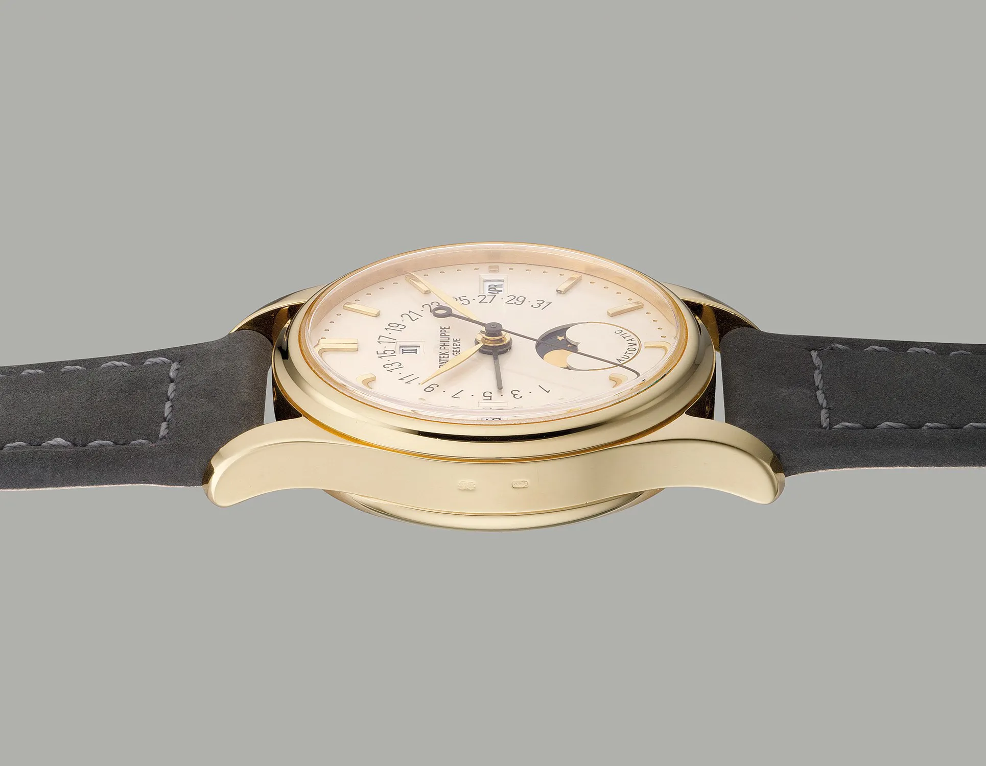 Patek Philippe 5050J 35mm Yellow gold Silvered 4