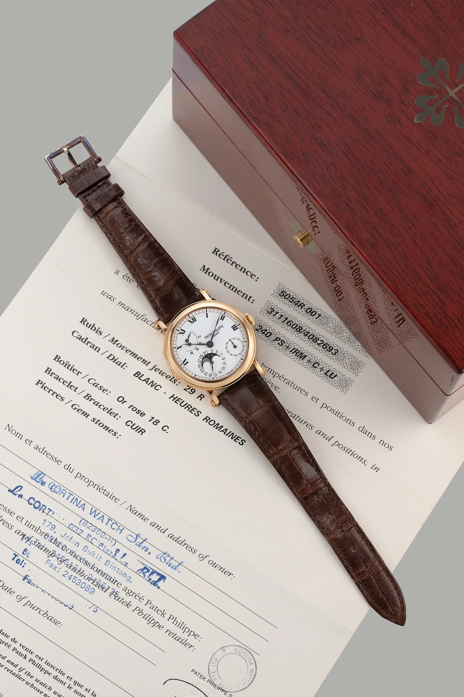 Patek Philippe 5054R-001 35.5mm Rose gold White 1