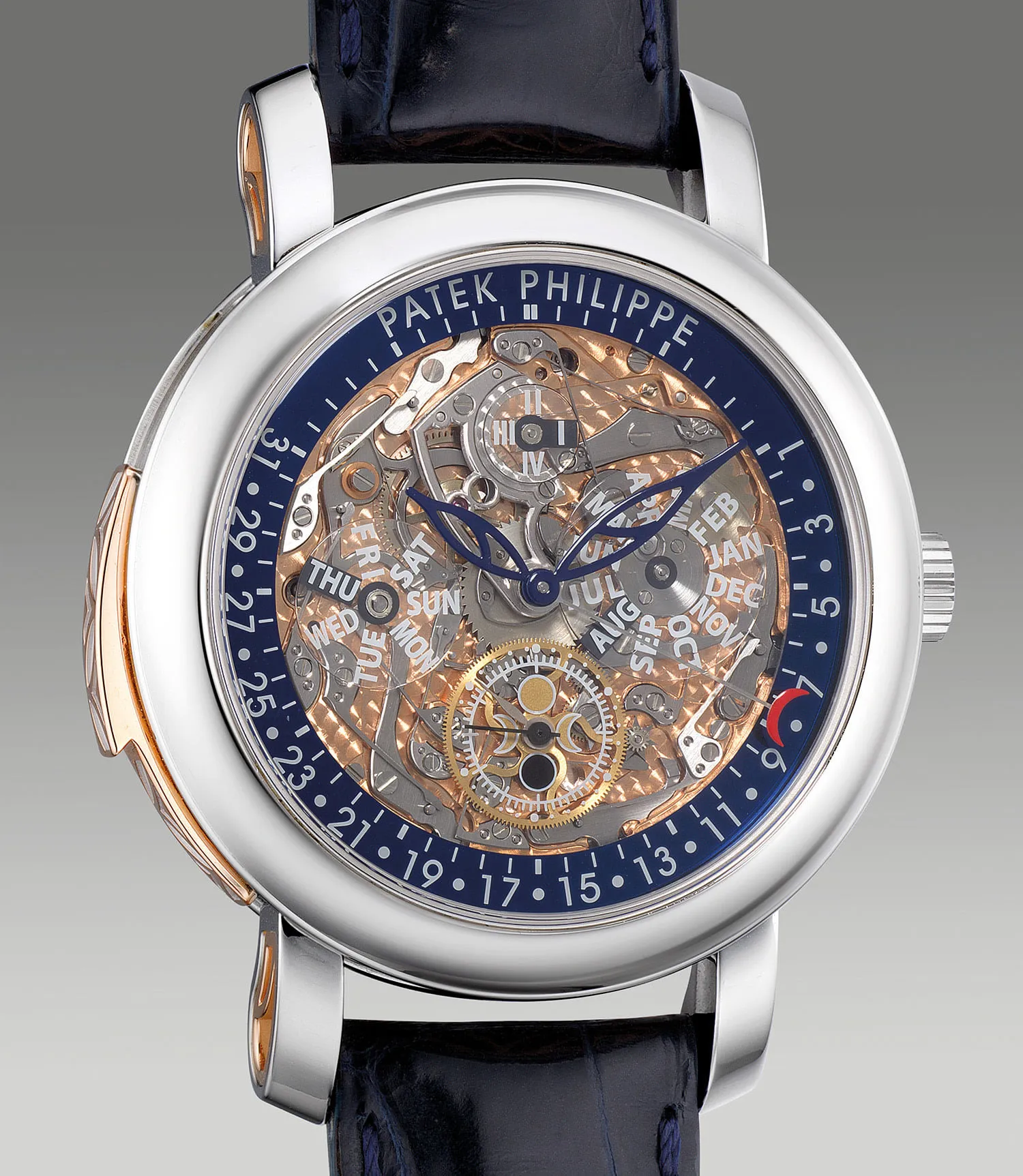 Patek Philippe 5104 43mm Platinum and Rose gold Transparent