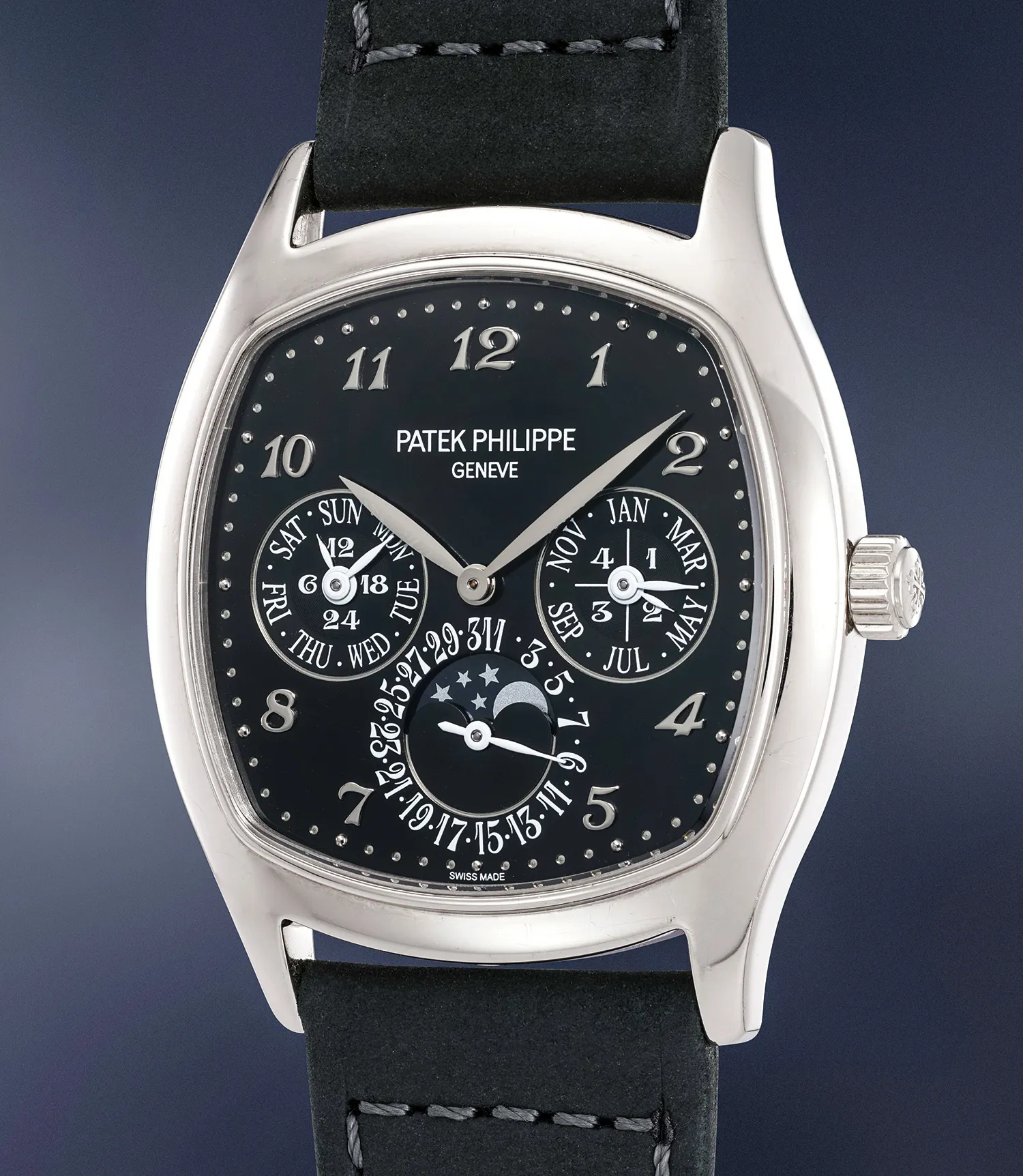 Patek Philippe 5940G 37mm White gold Black