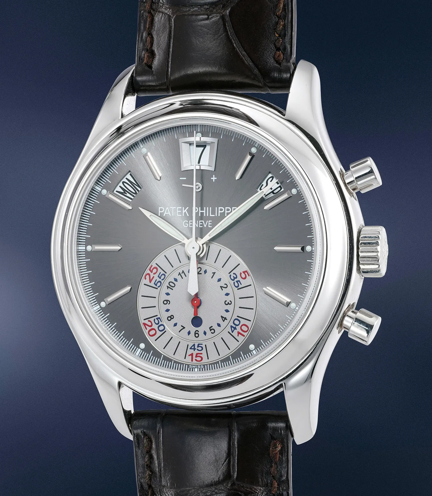 Patek Philippe Annual Calendar Chronograph 5960P 40mm Platinum Grey