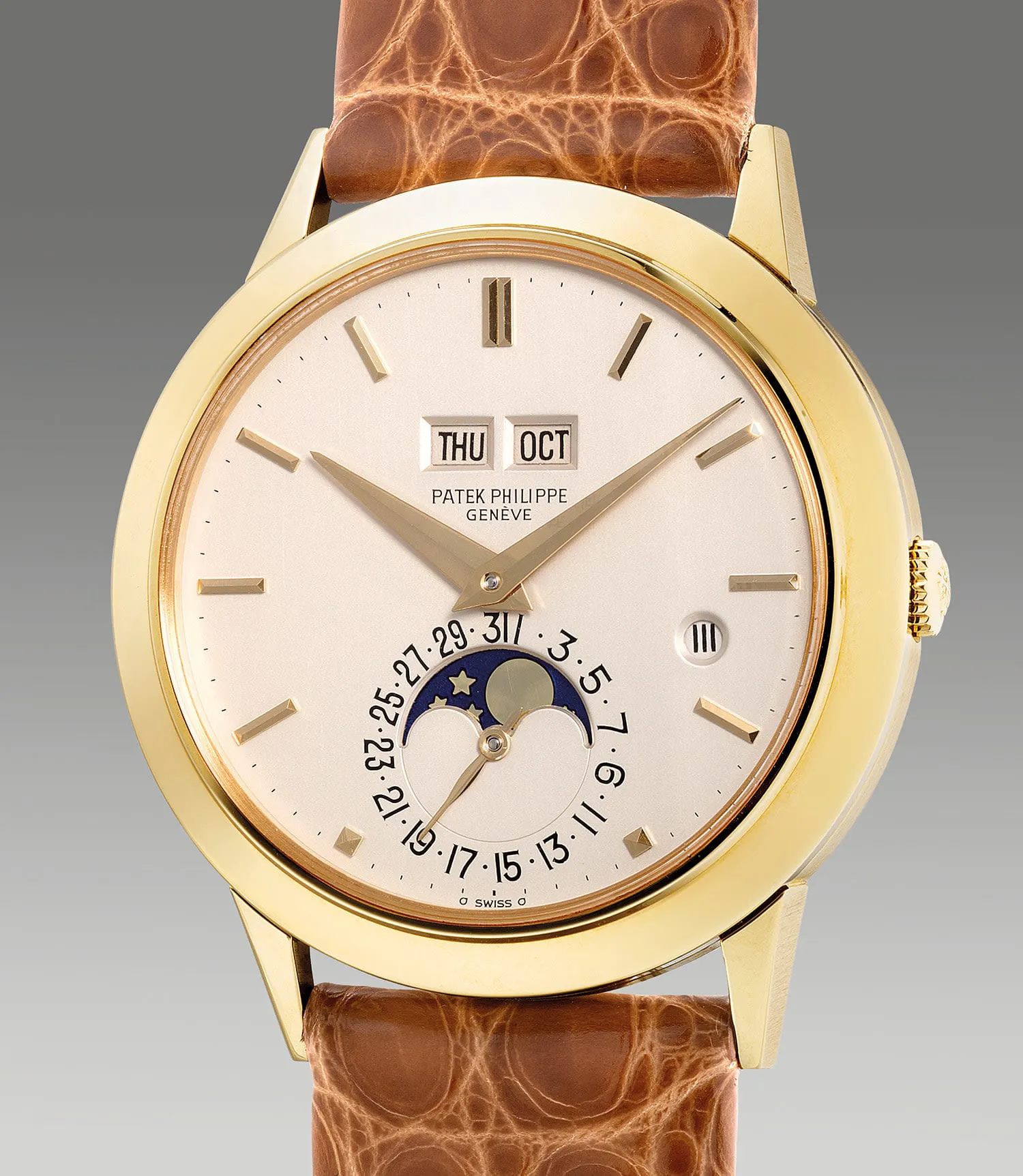 Patek Philippe Grand Complications 3450 37.5mm Yellow gold Silver