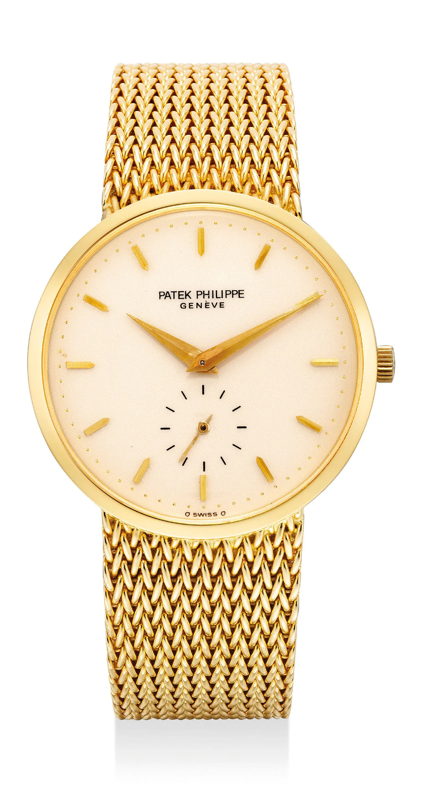 Patek Philippe Calatrava 3893/001 33mm Yellow gold Ivory