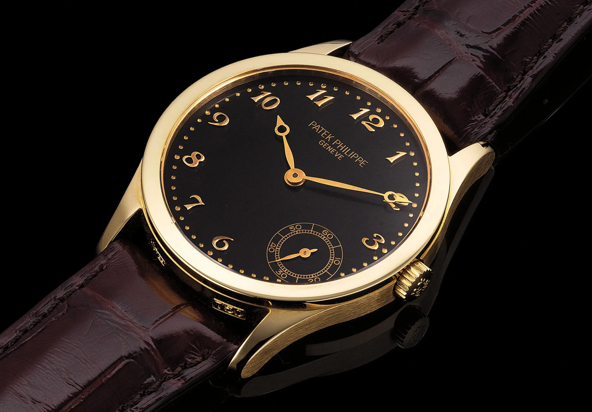 Patek Philippe Calatrava 5026 33mm Yellow gold Black 1