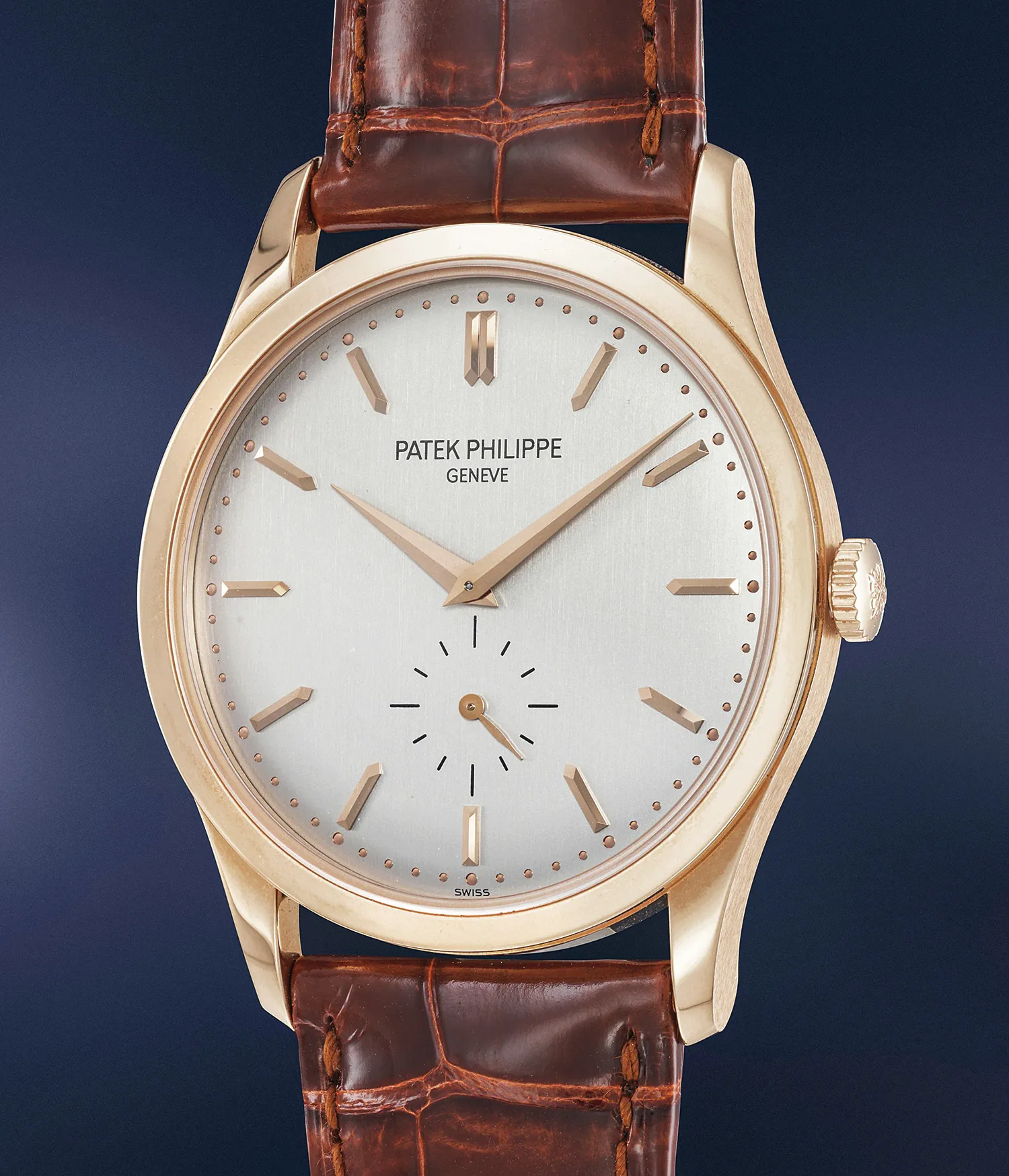 Patek Philippe Calatrava 5196R 37mm Rose gold White