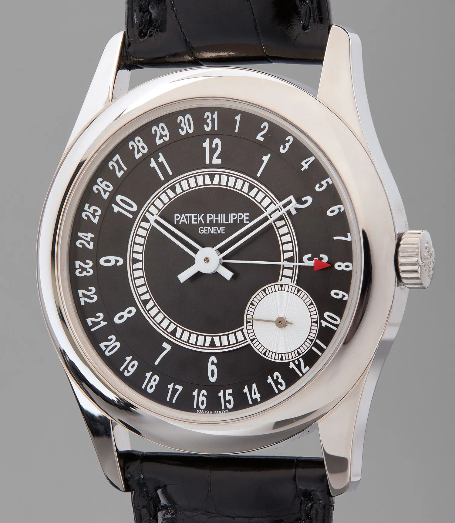 Patek Philippe Calatrava 6006G-001 39mm White gold Black