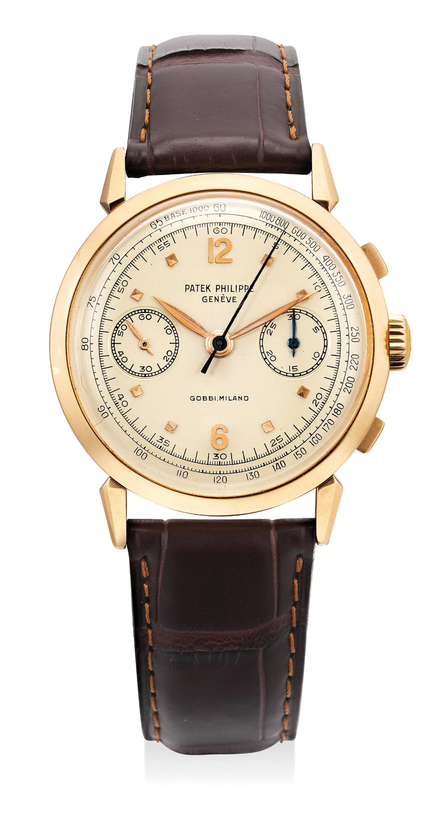 Patek Philippe Chronograph 1579 36mm Rose gold Silver