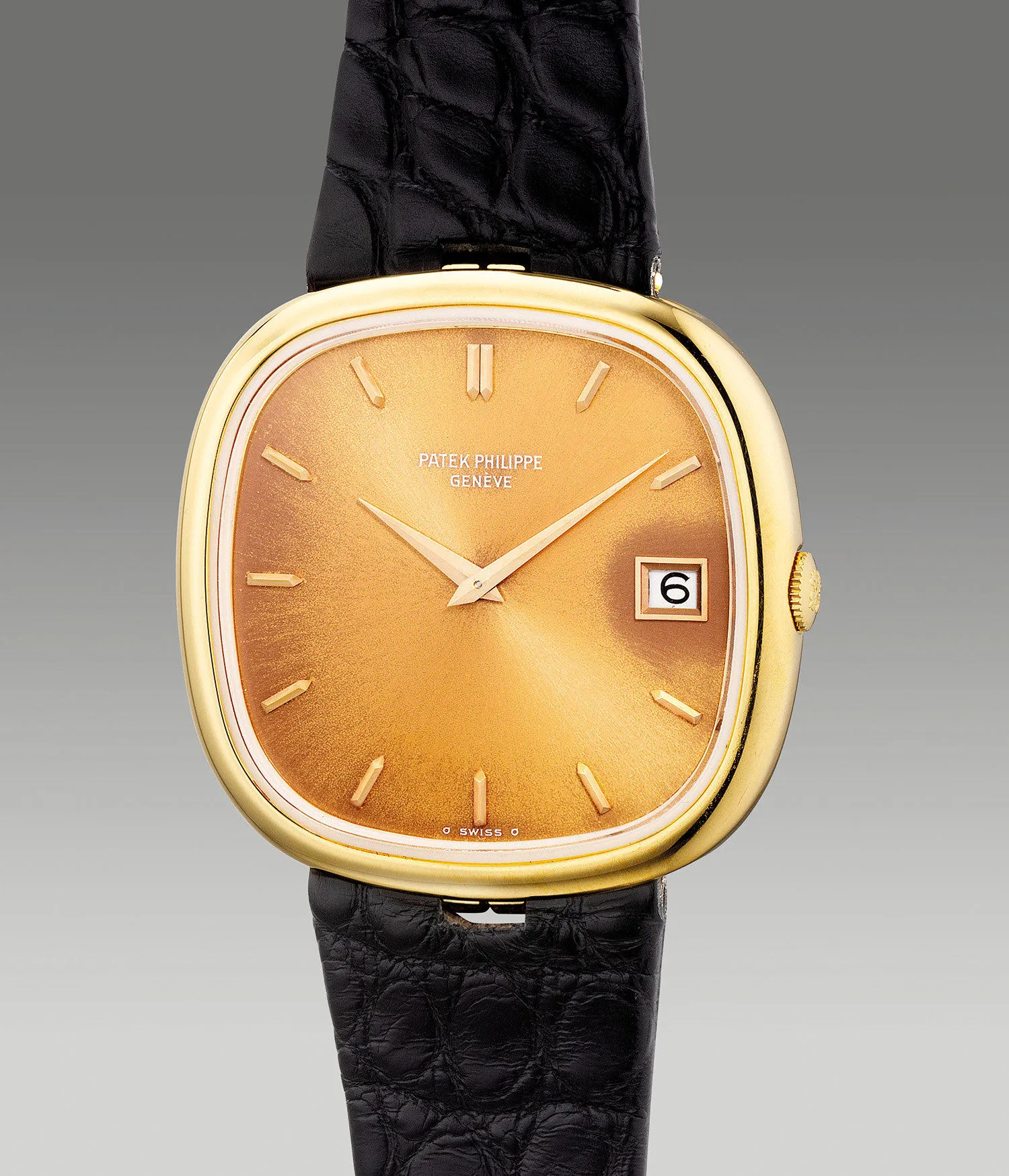 Patek Philippe Ellipse 3604 37mm 18k yellow gold Tropical Brown sunburst