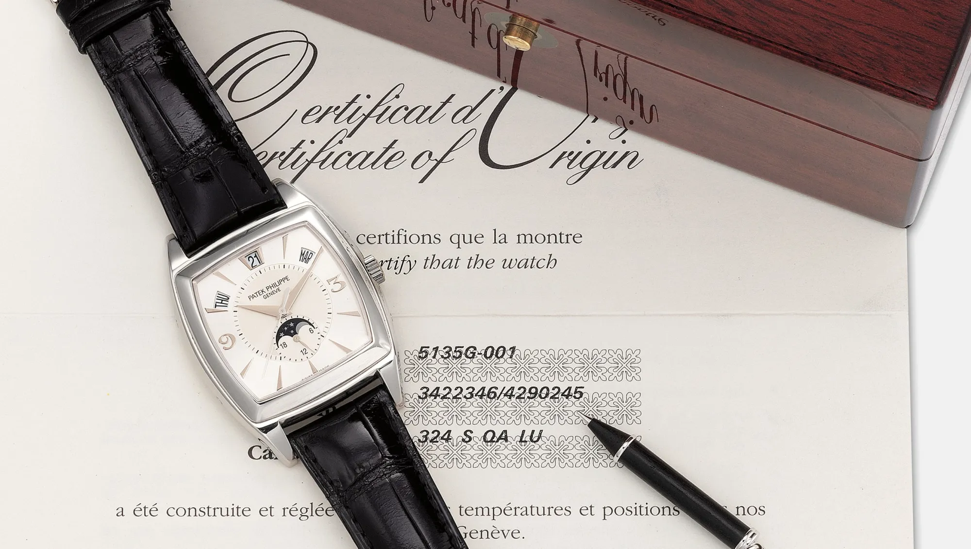 Patek Philippe Gondolo 5135G 38mm White gold Silver 1