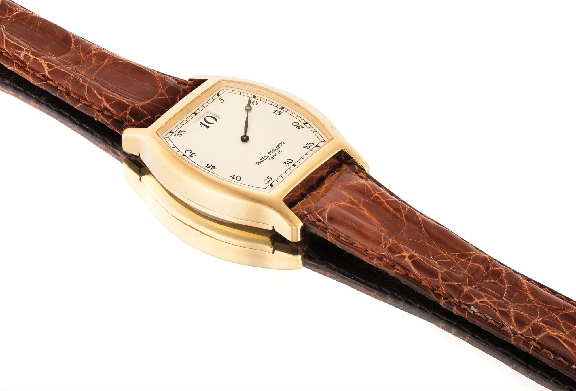 Patek Philippe JUMP HOUR 3969 28mm Rose gold White