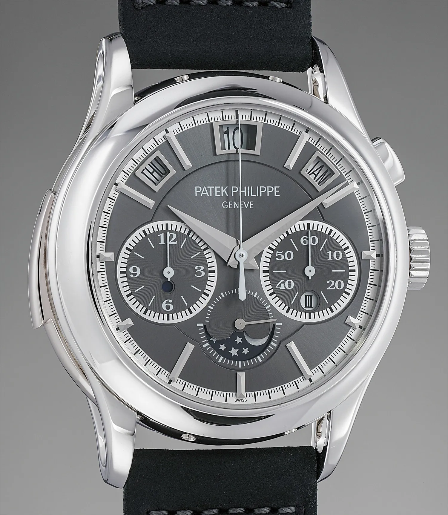 Patek Philippe Minute Repeater Perpetual Calendar Chronograph 5208P 42mm Platinum Grey