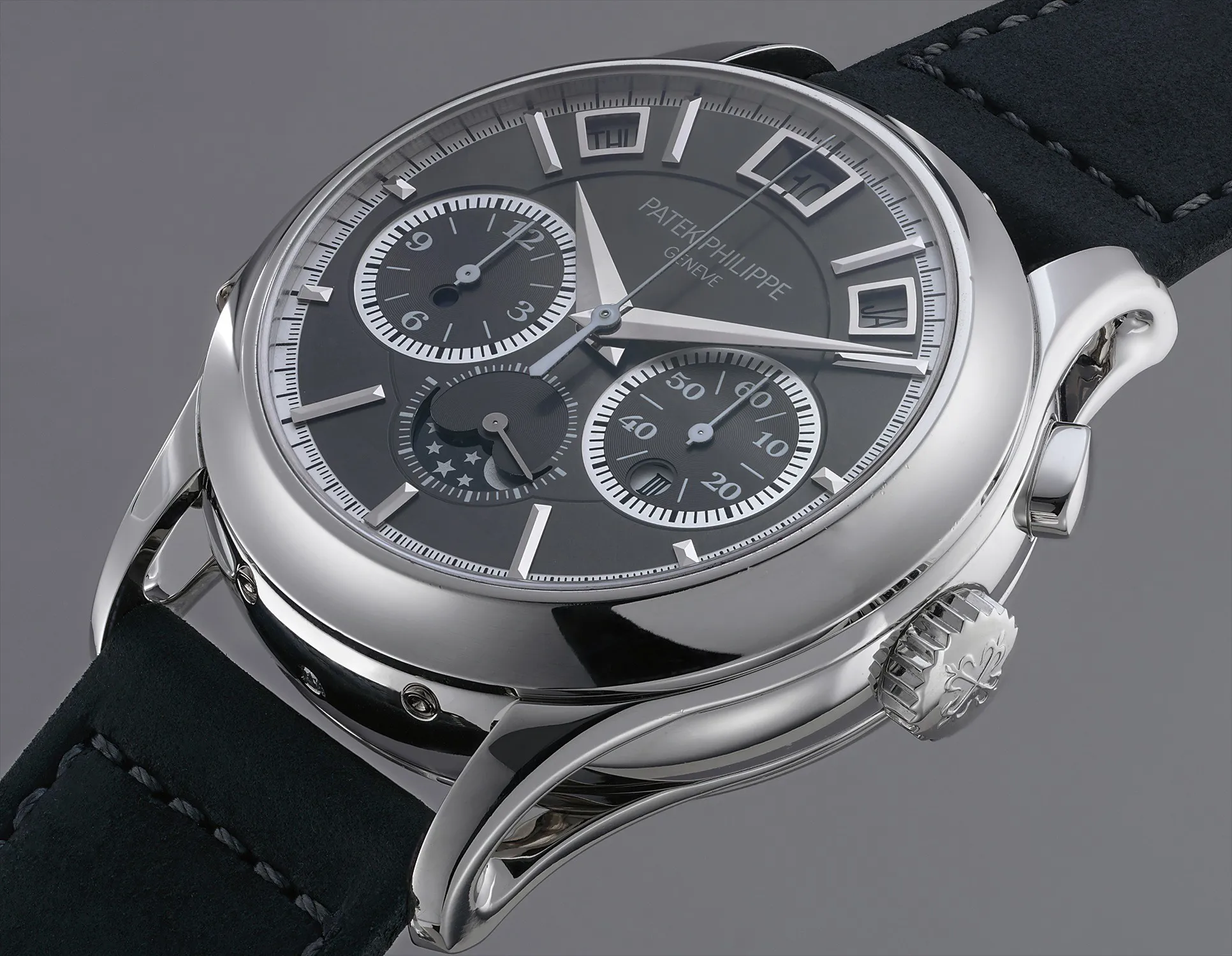 Patek Philippe Minute Repeater Perpetual Calendar Chronograph 5208P 42mm Platinum Grey 1