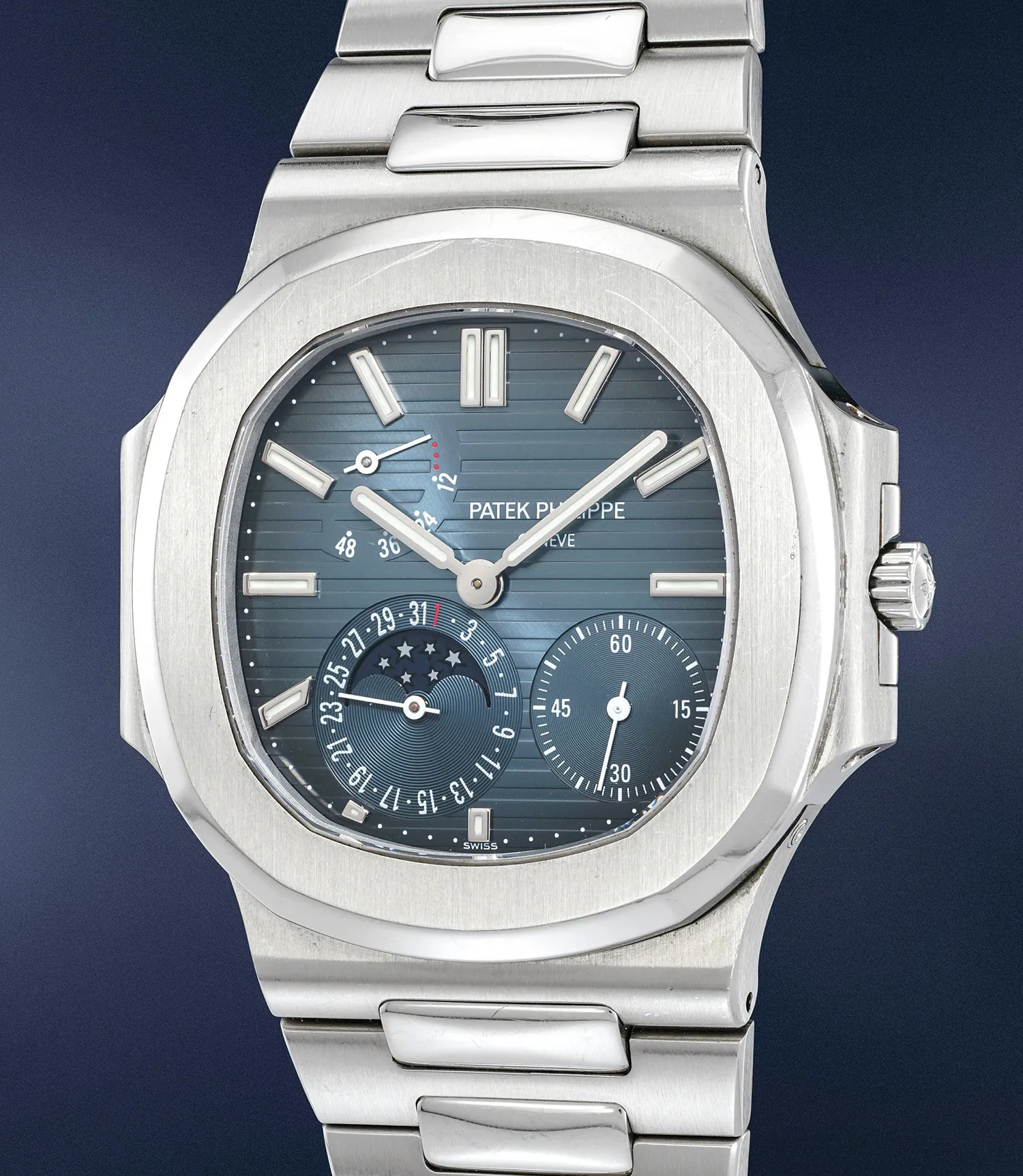 Patek Philippe Nautilus 3712 42mm Stainless steel Blue