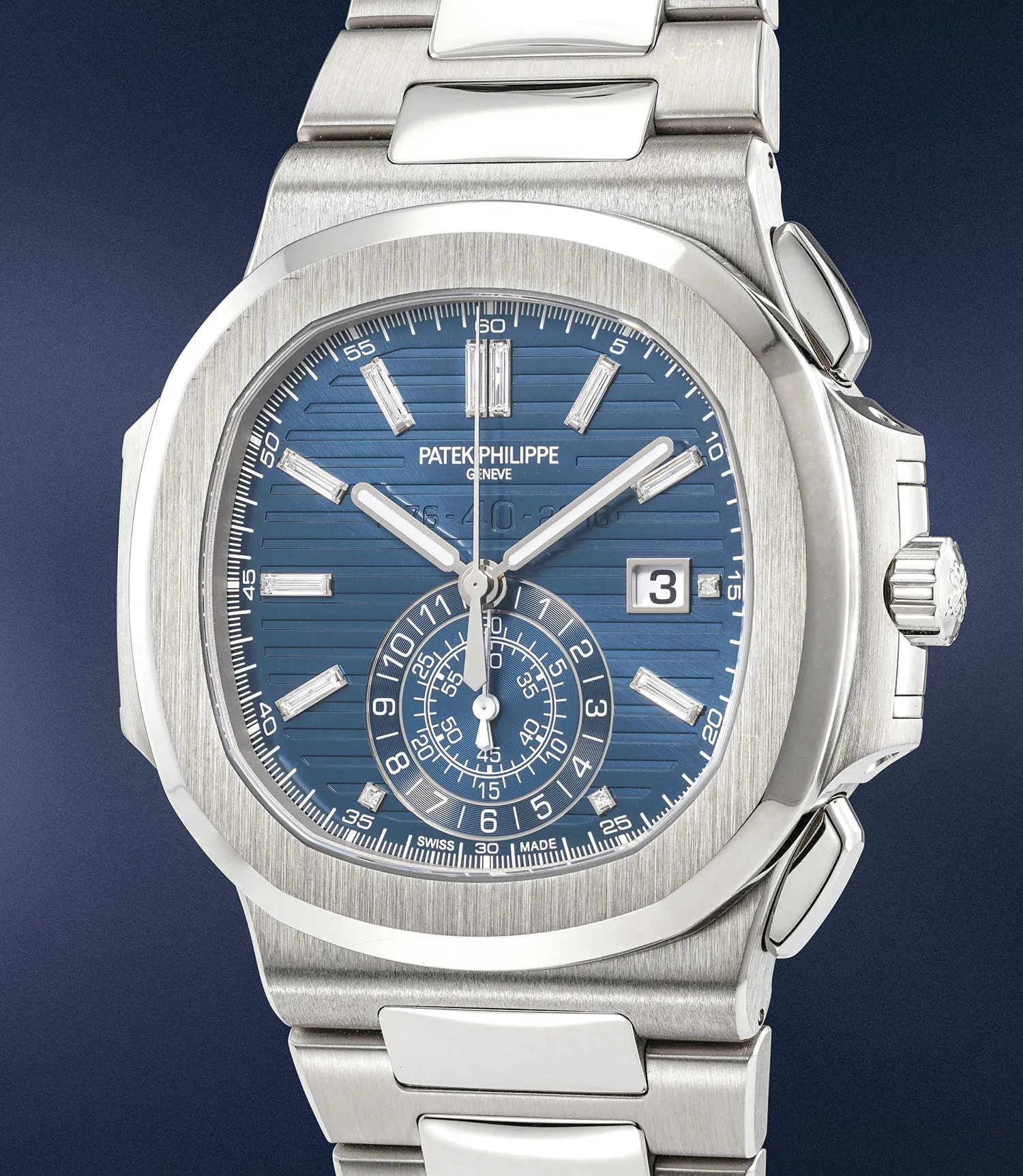 Patek Philippe Nautilus 5976/1G 44mm White gold Blue