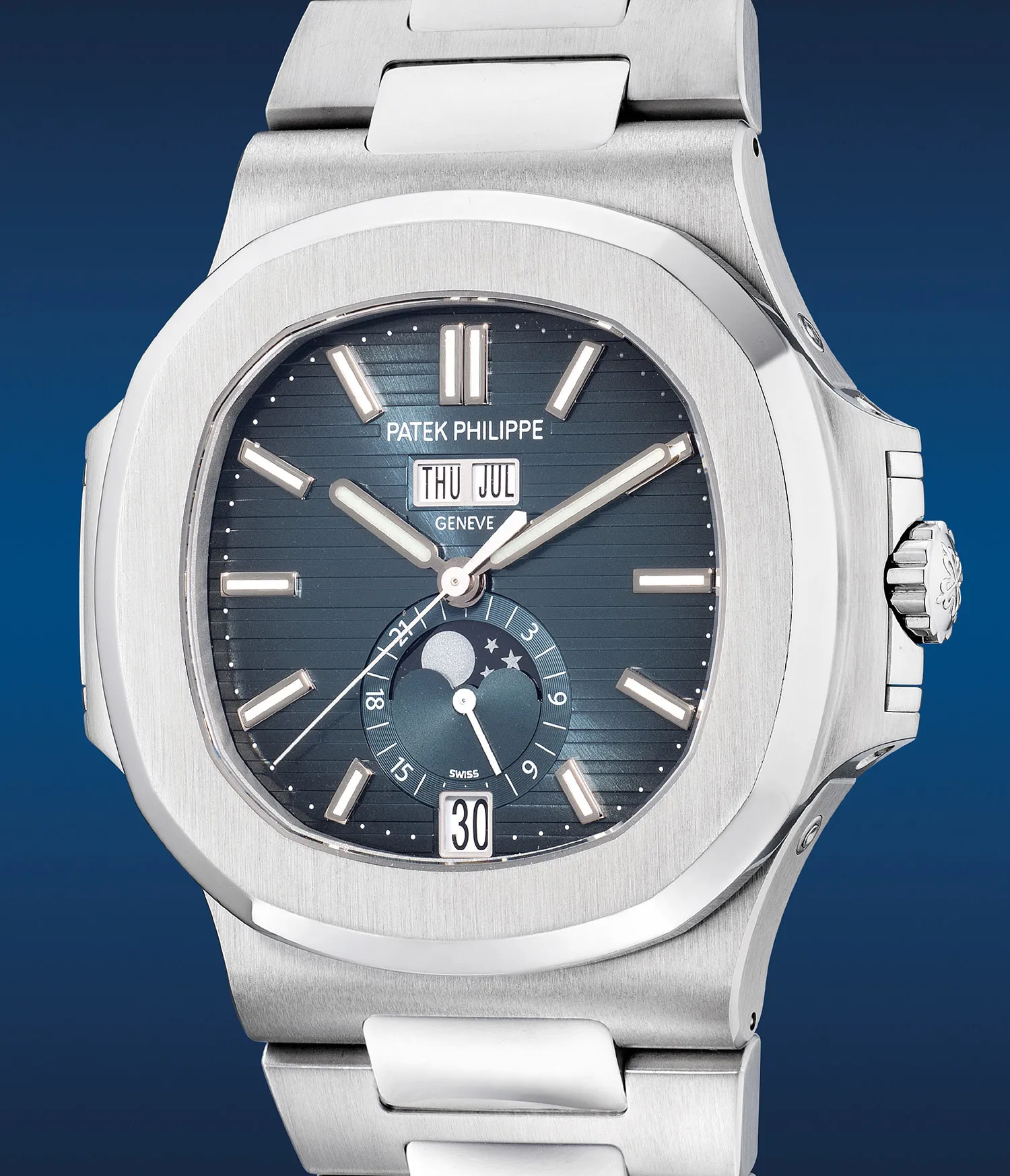 Patek Philippe Nautilus 5726/1A-014 40.5mm Stainless steel Blue