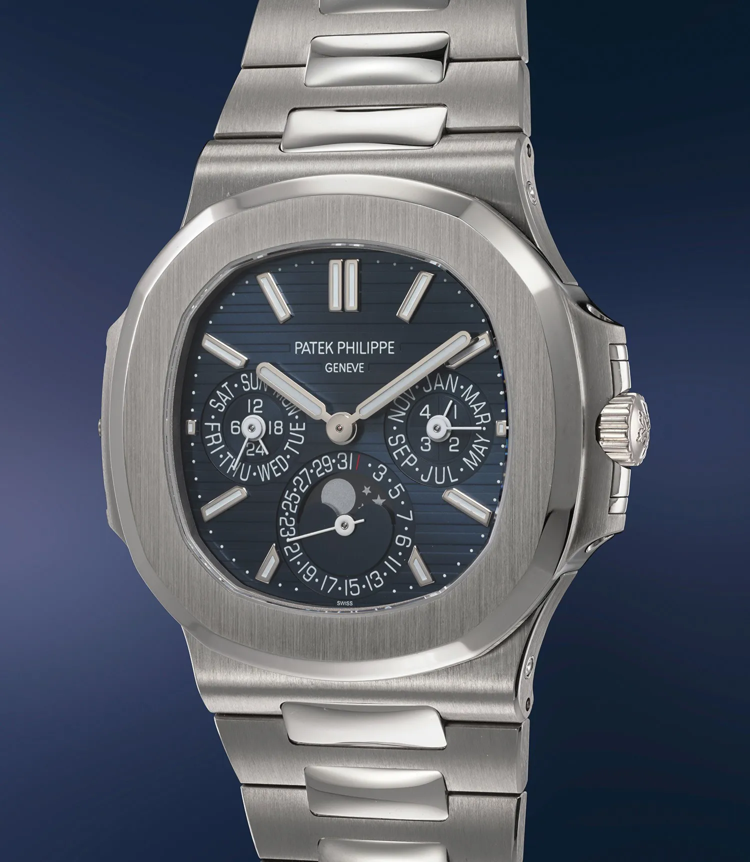 Patek Philippe Nautilus 5740/1G-001 42mm White gold Blue