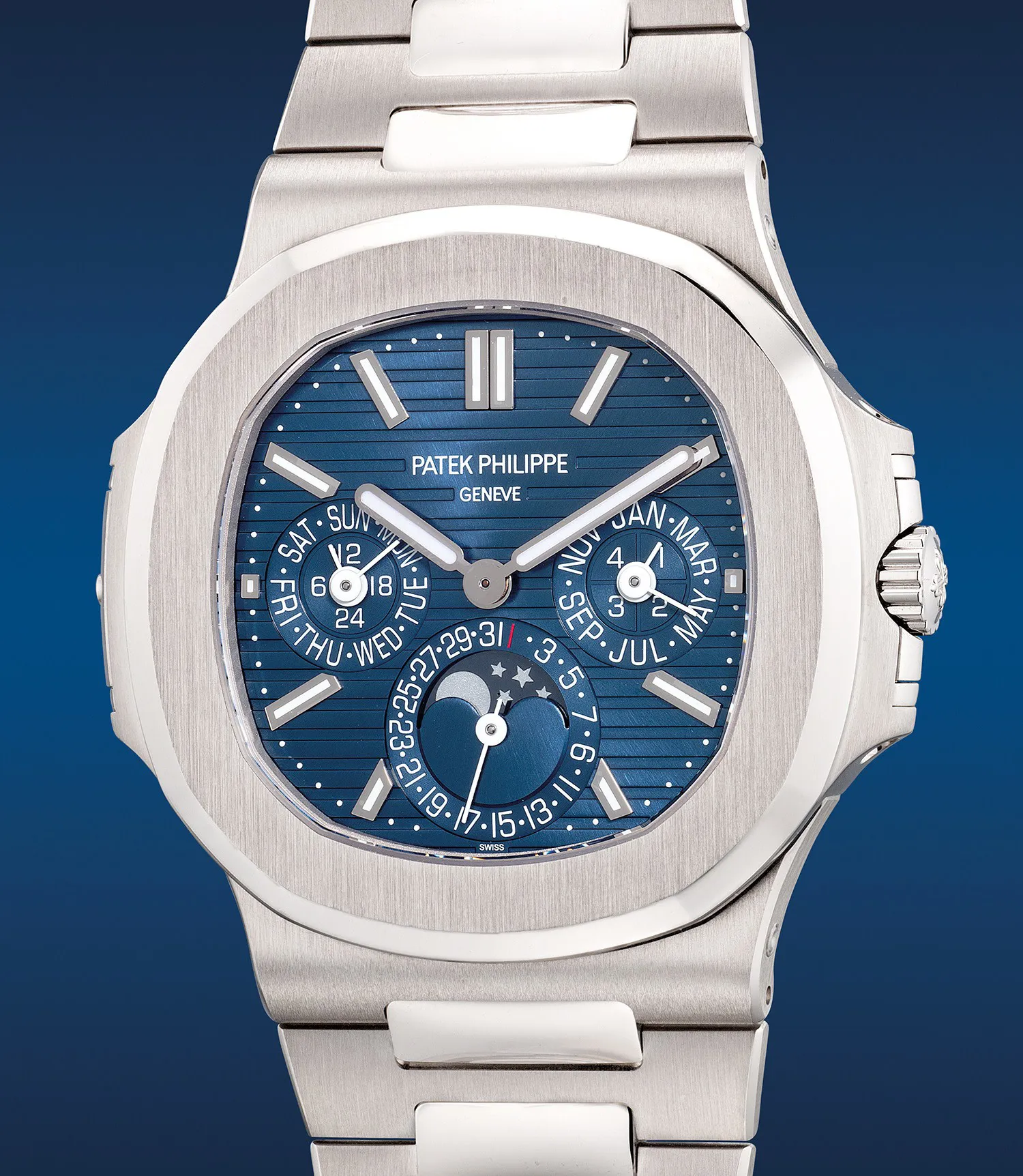 Patek Philippe Nautilus 5740/1G-001 42mm White gold Blue