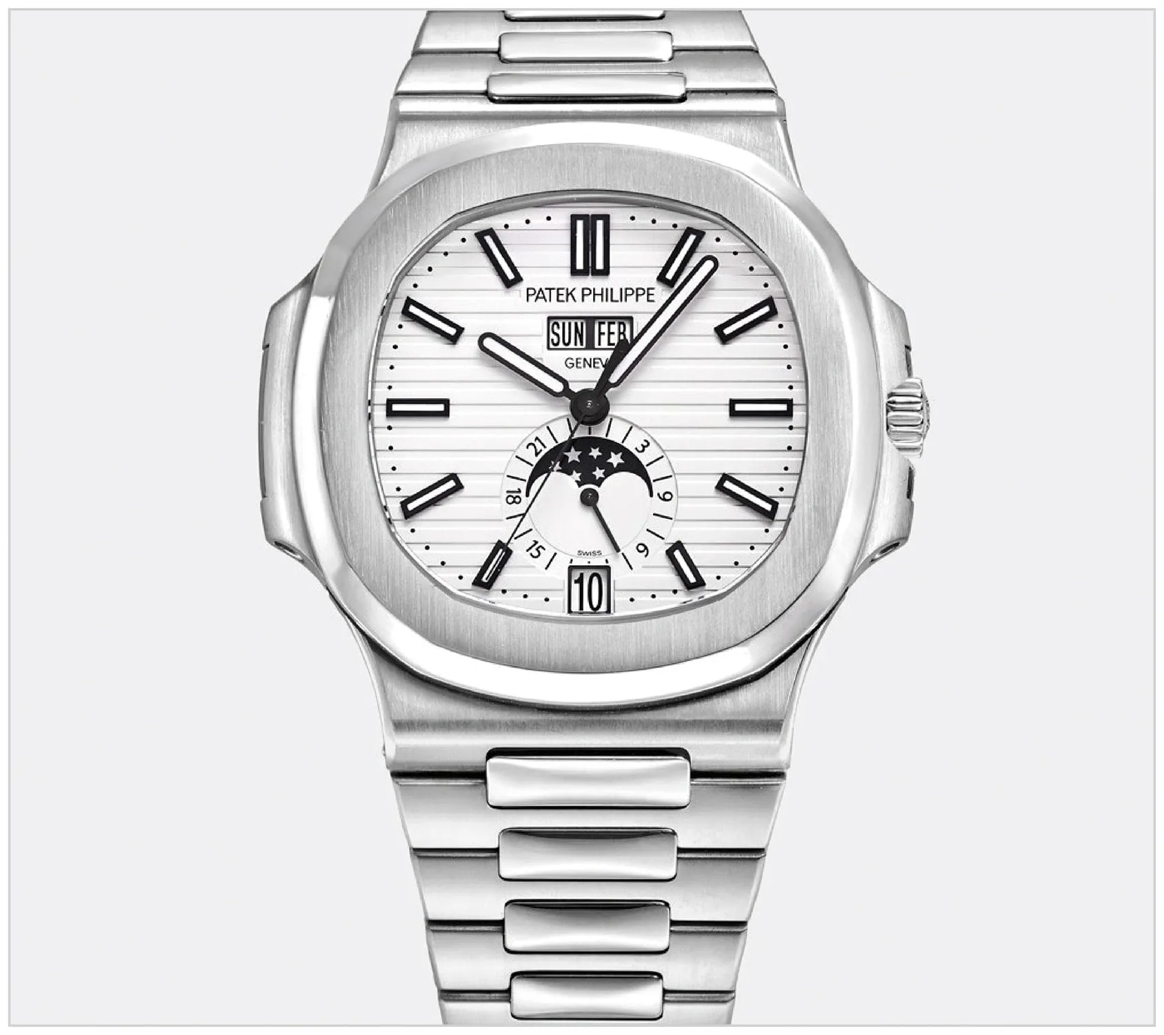 Patek Philippe Nautilus 5726/1A 40.5mm Stainless steel White 1