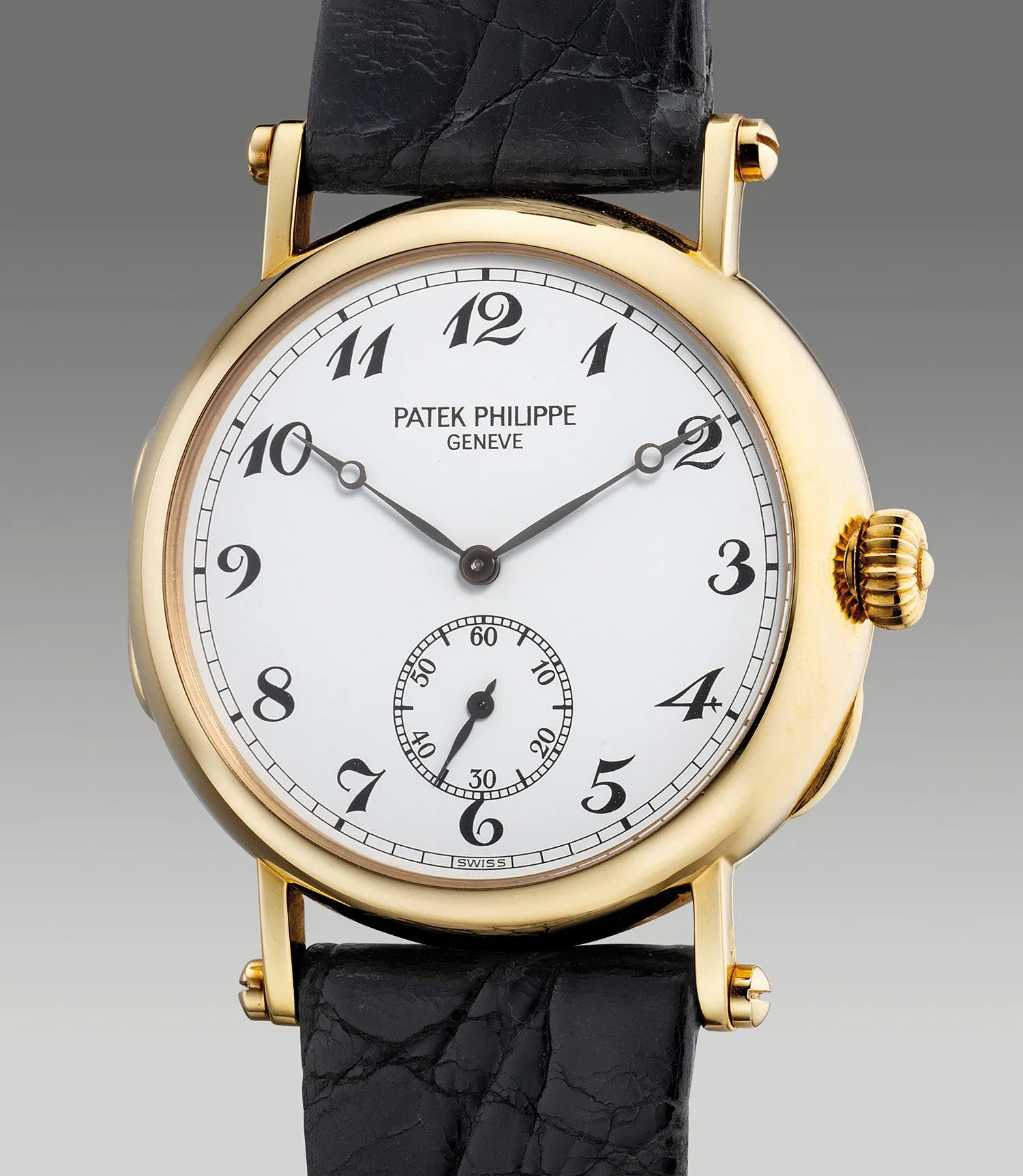 Patek Philippe Calatrava 3960 33mm Yellow gold White lacquer