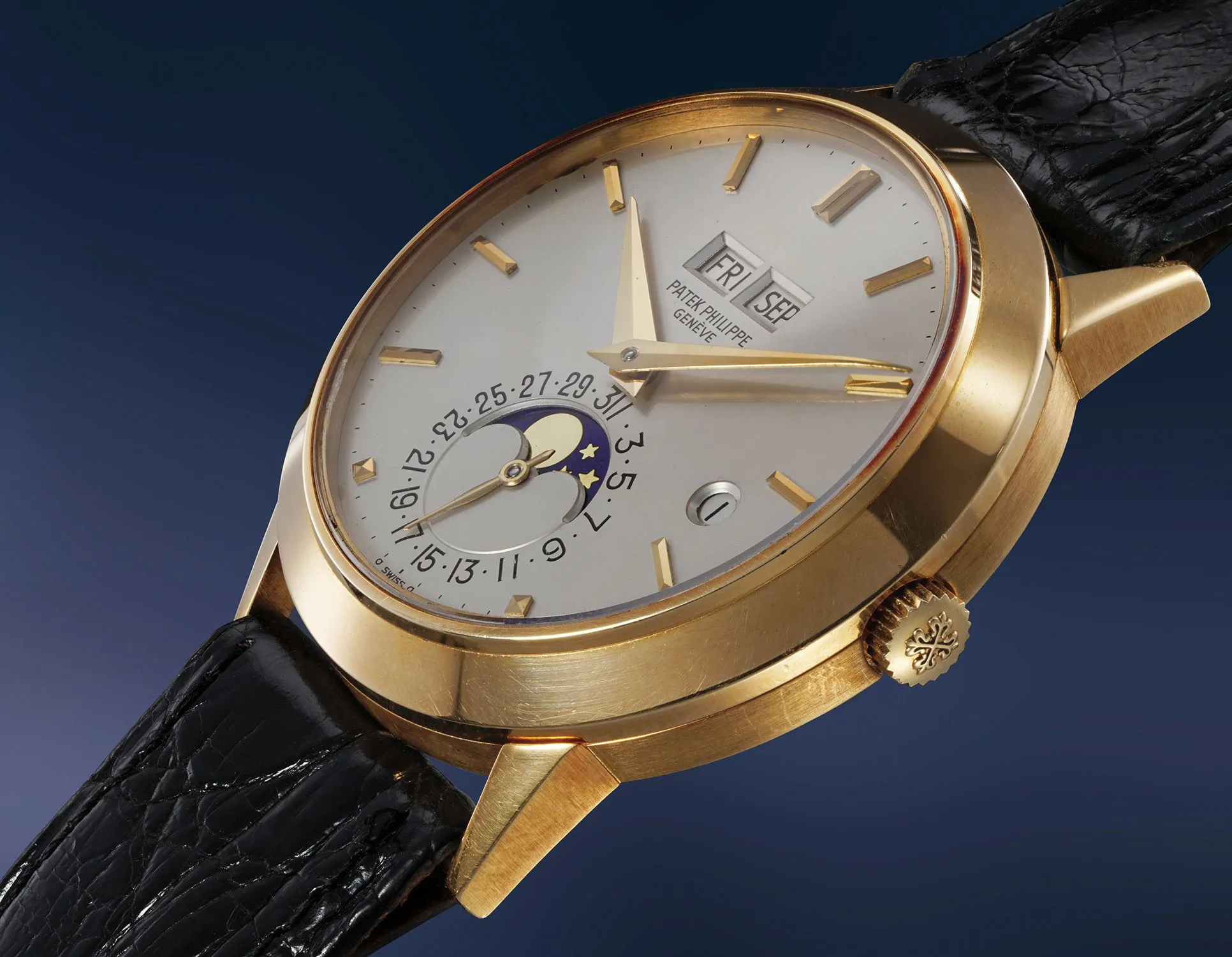 Patek Philippe Grand Complications 3450 37.5mm Yellow gold Silver 1