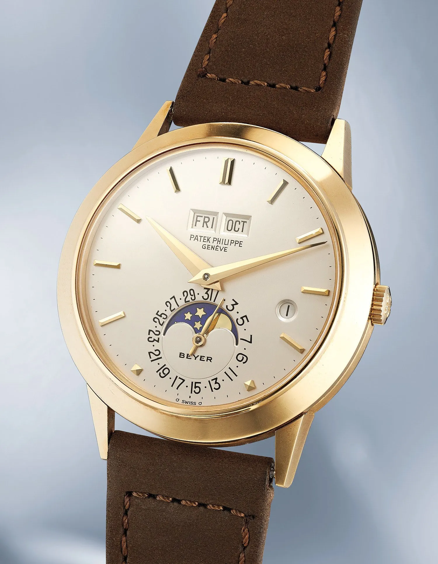 Patek Philippe Grand Complications 3450 37.5mm Yellow gold White