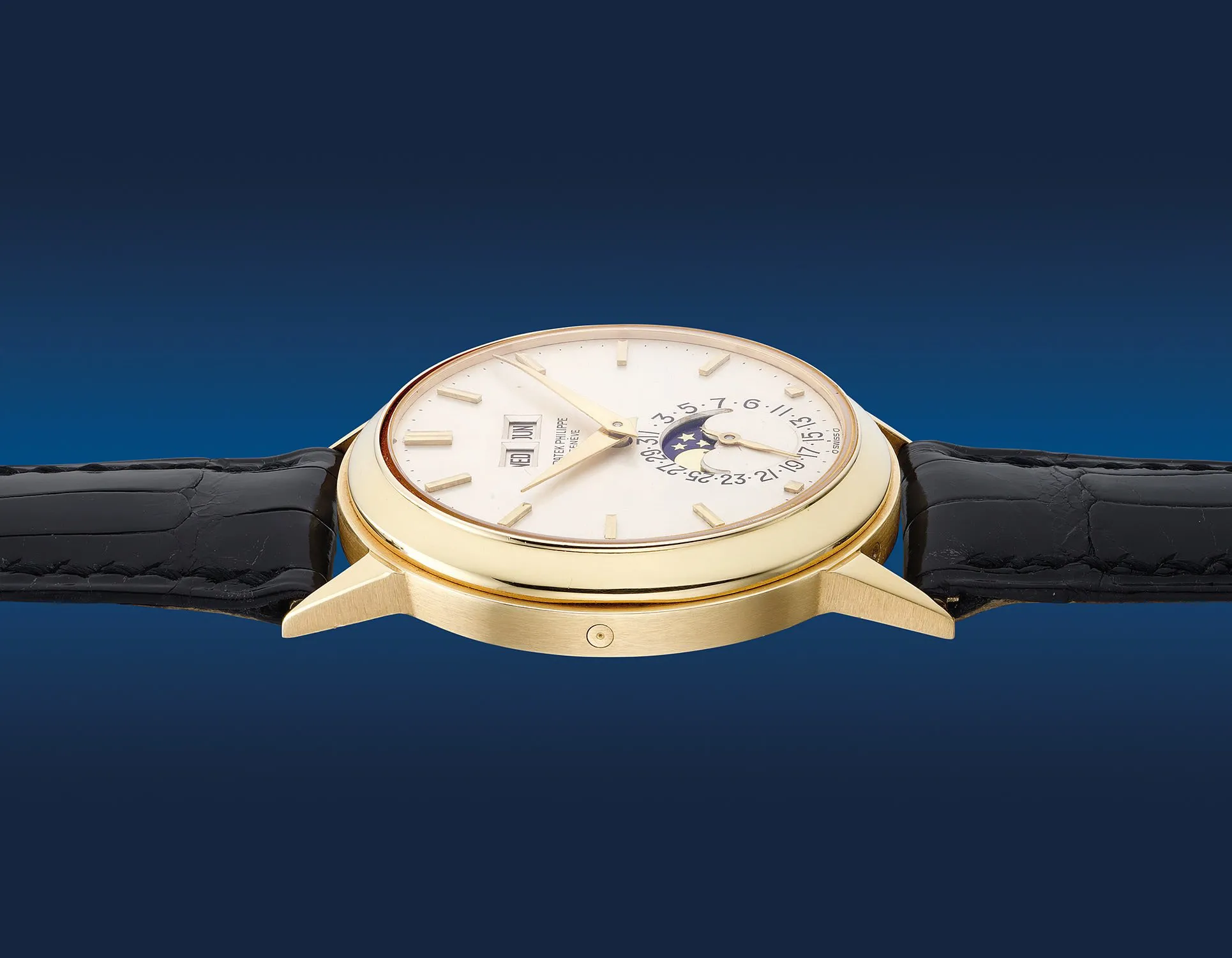 Patek Philippe Perpetual Calendar 3448 37.5mm Yellow gold Cream 5