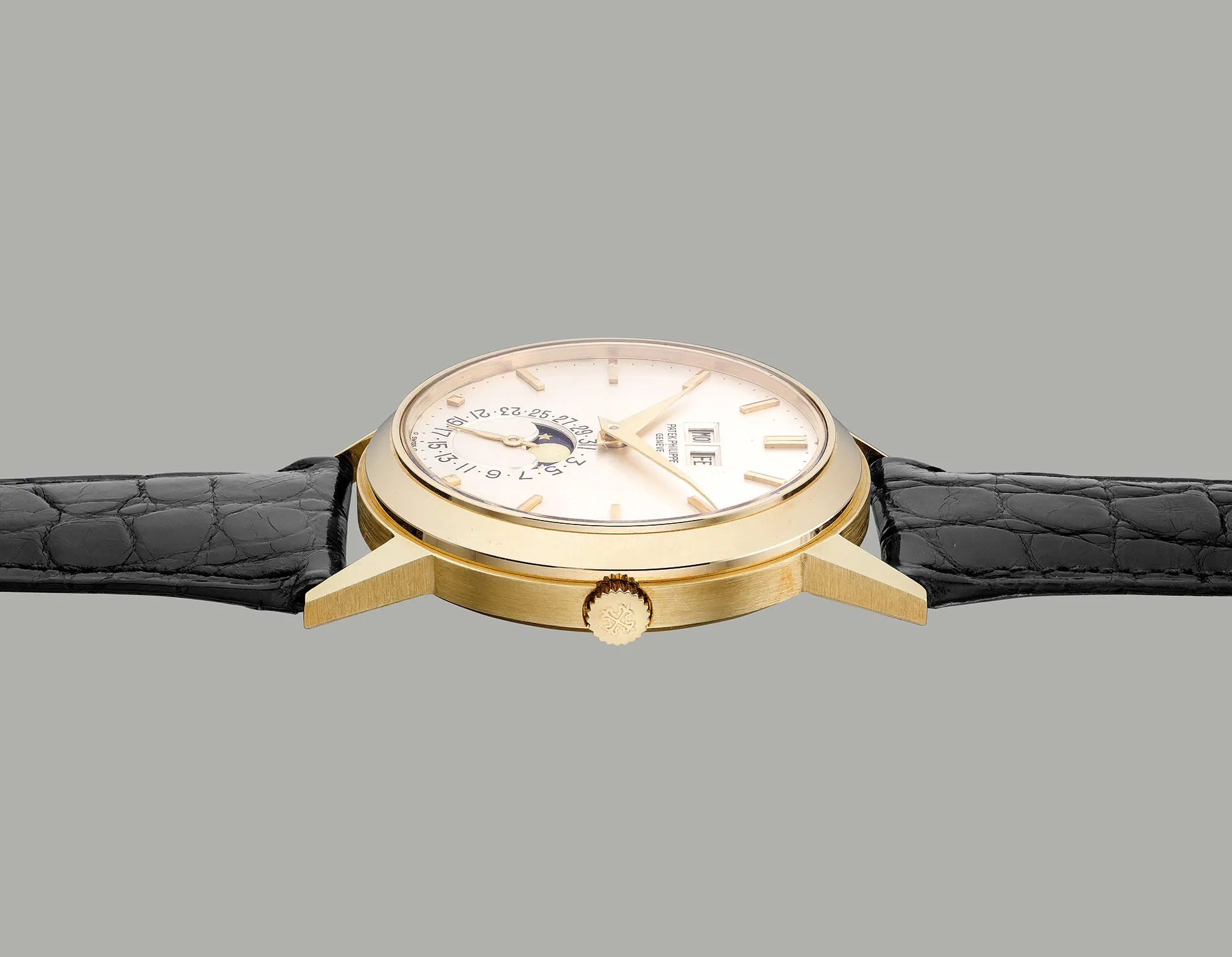 Patek Philippe Perpetual Calendar 3448 37.5mm Yellow gold Silvered 7