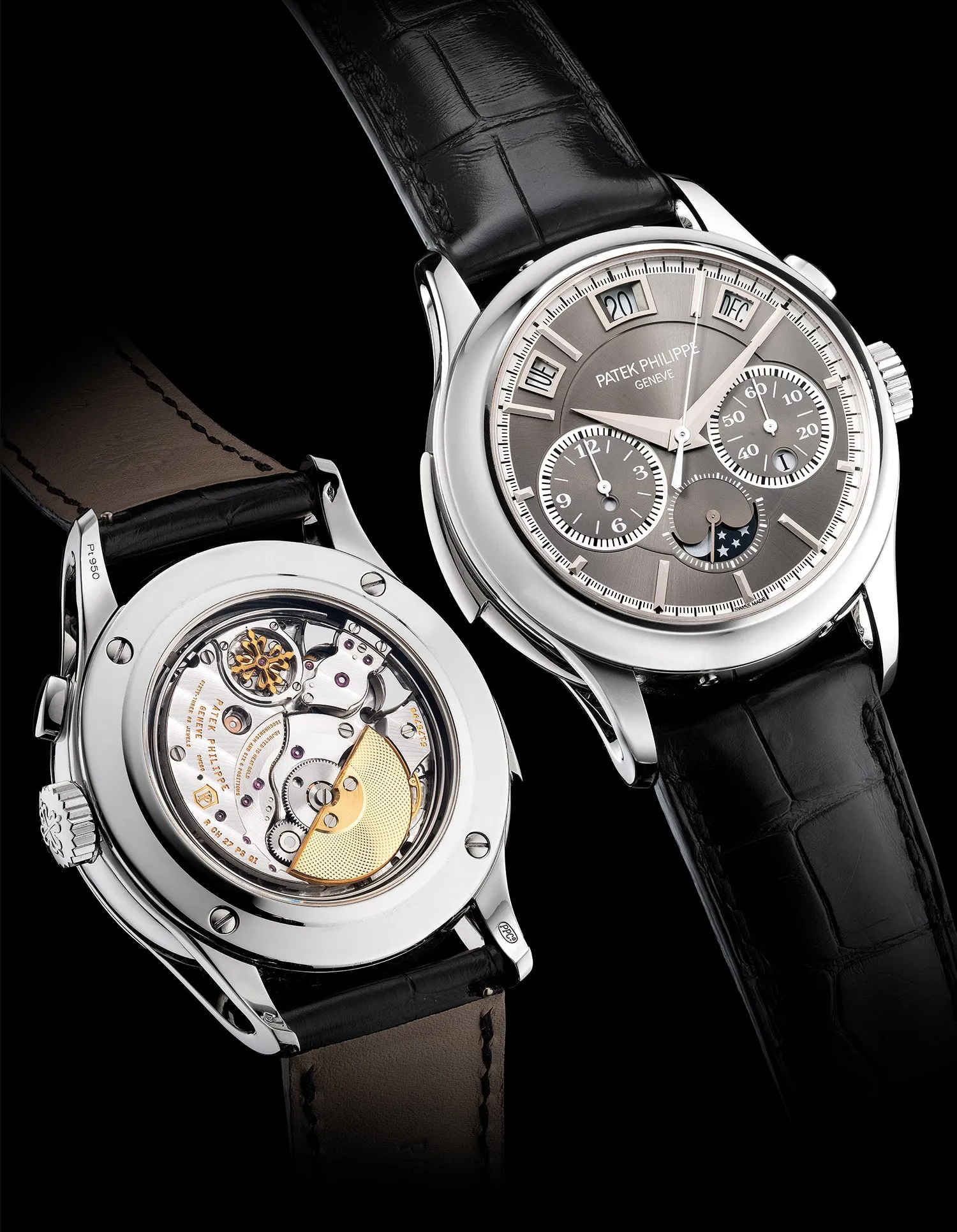 Patek Philippe Minute Repeater Perpetual Calendar Chronograph 5208P-001 42mm Platinum Gray 1