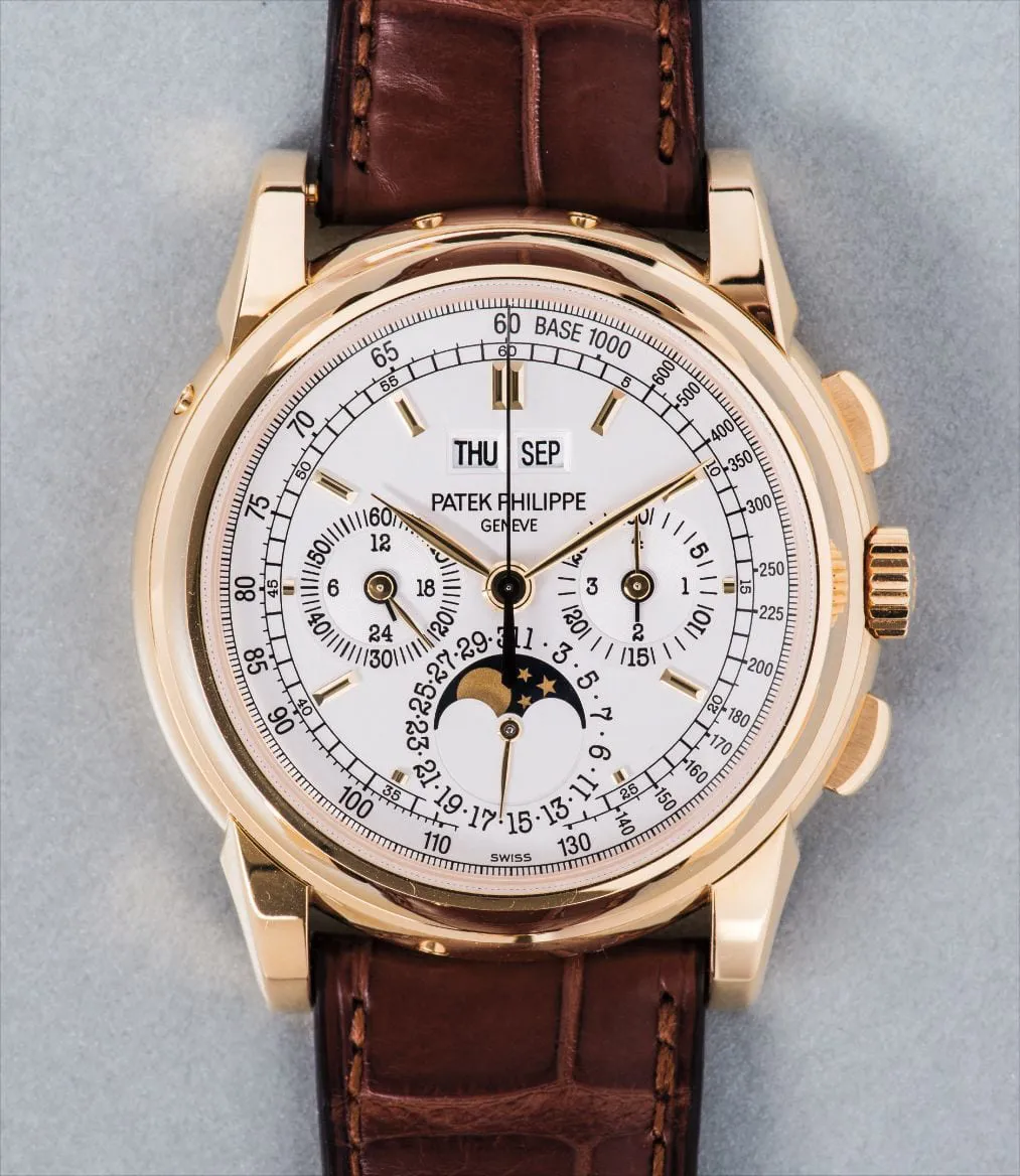 Patek Philippe Perpetual Calendar Chronograph 5970J 40mm Yellow gold White 1