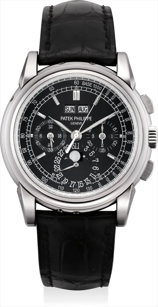 Patek Philippe Perpetual Calendar Chronograph 5970P 40mm Platinum Black