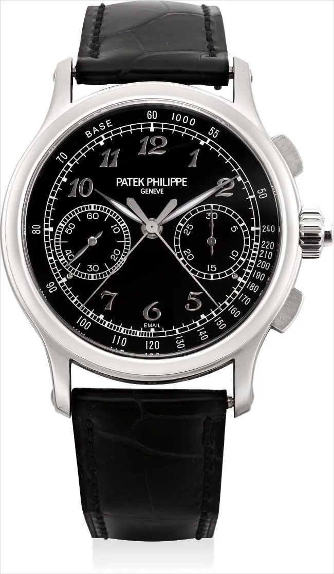 Patek Philippe Split-Seconds Chronograph 5370P 41mm Platinum Enamel