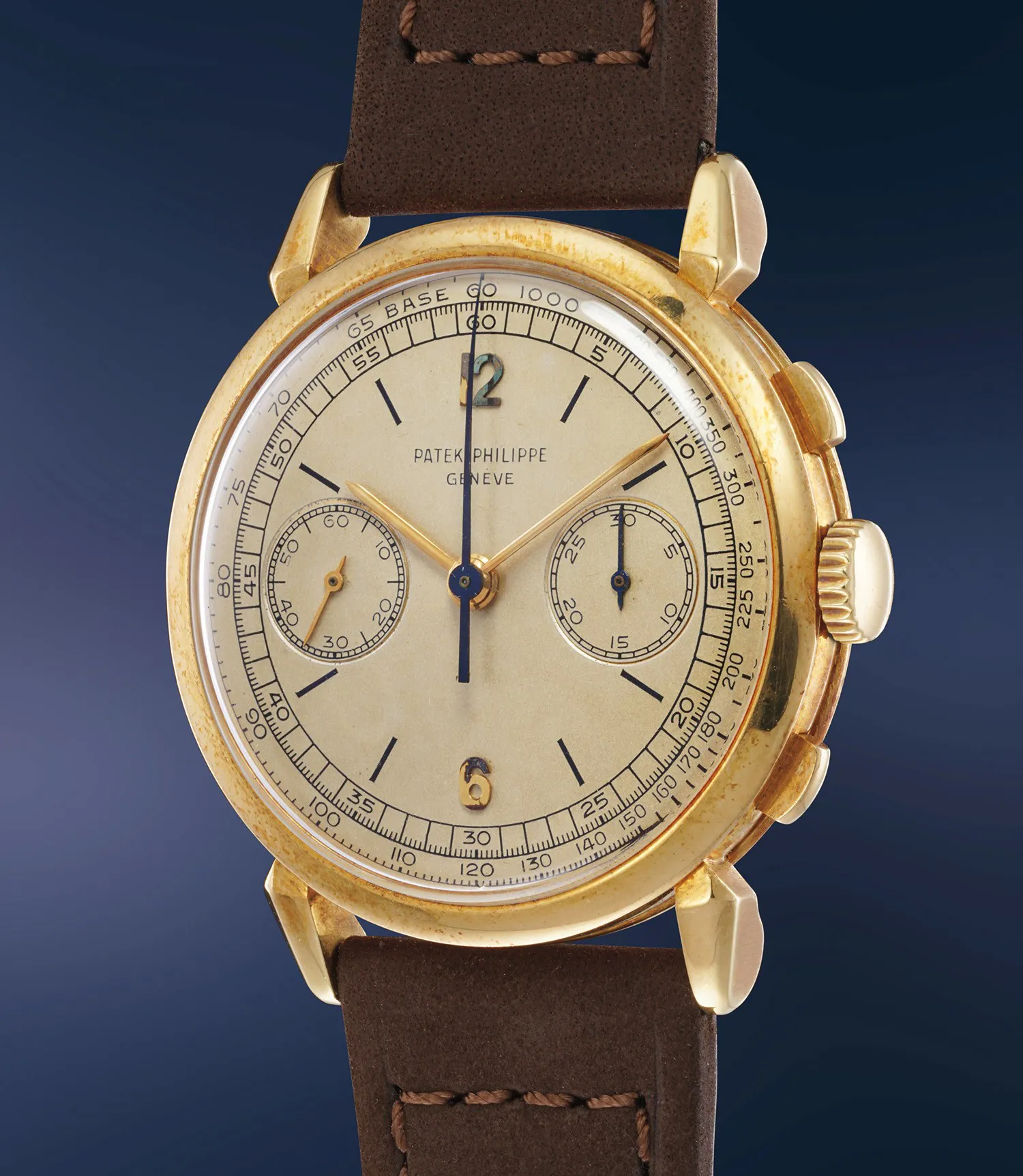 Patek Philippe Chronograph 1579 36mm Yellow gold Enamel