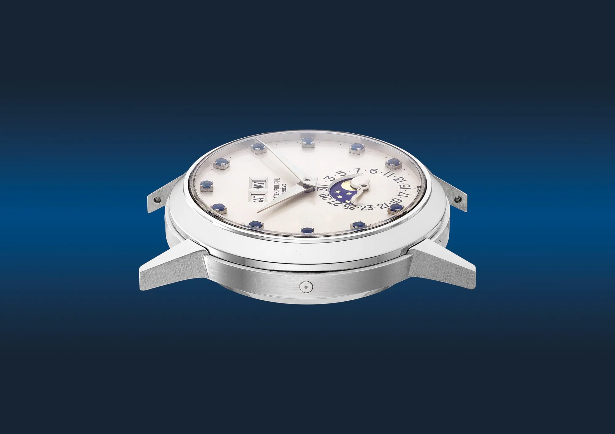 Patek Philippe The Blue Royale 3448/100 37.5mm Platinum Silvered 8