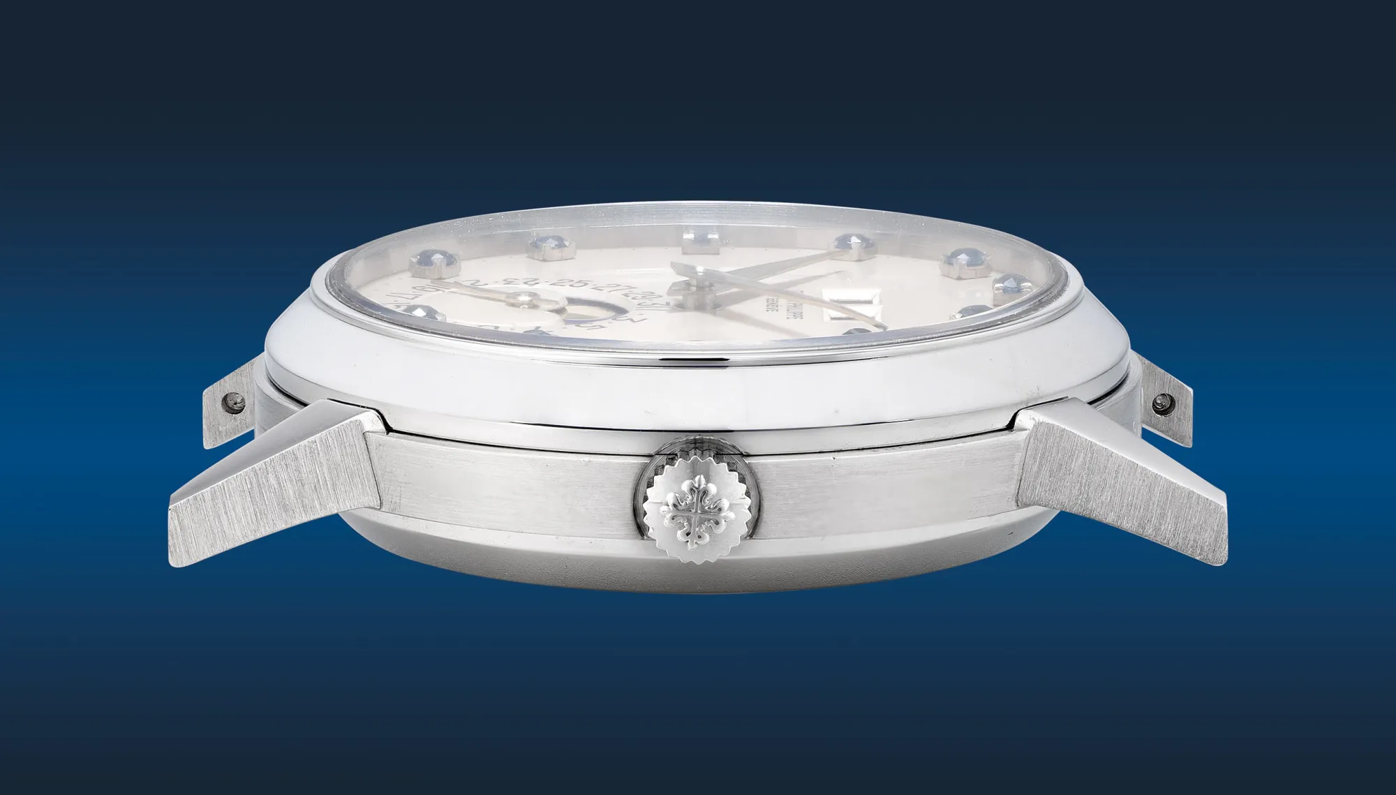 Patek Philippe The Blue Royale 3448/100 37.5mm Platinum Silvered 9