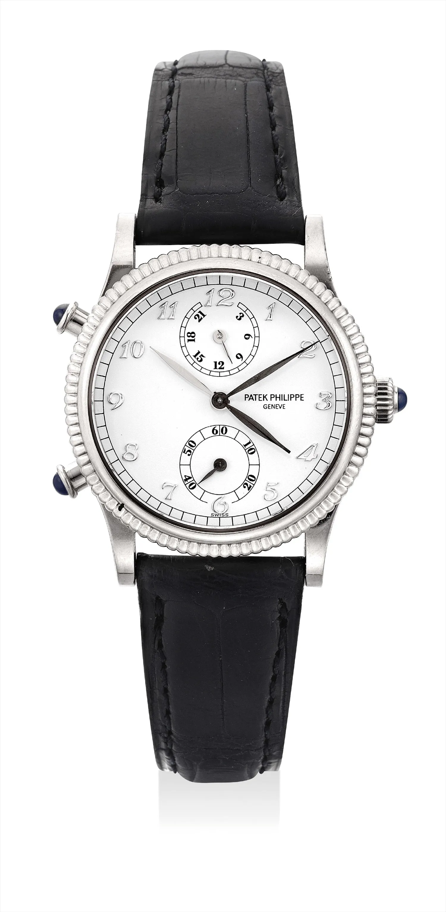 Patek Philippe Travel Time 4864 29mm White gold White