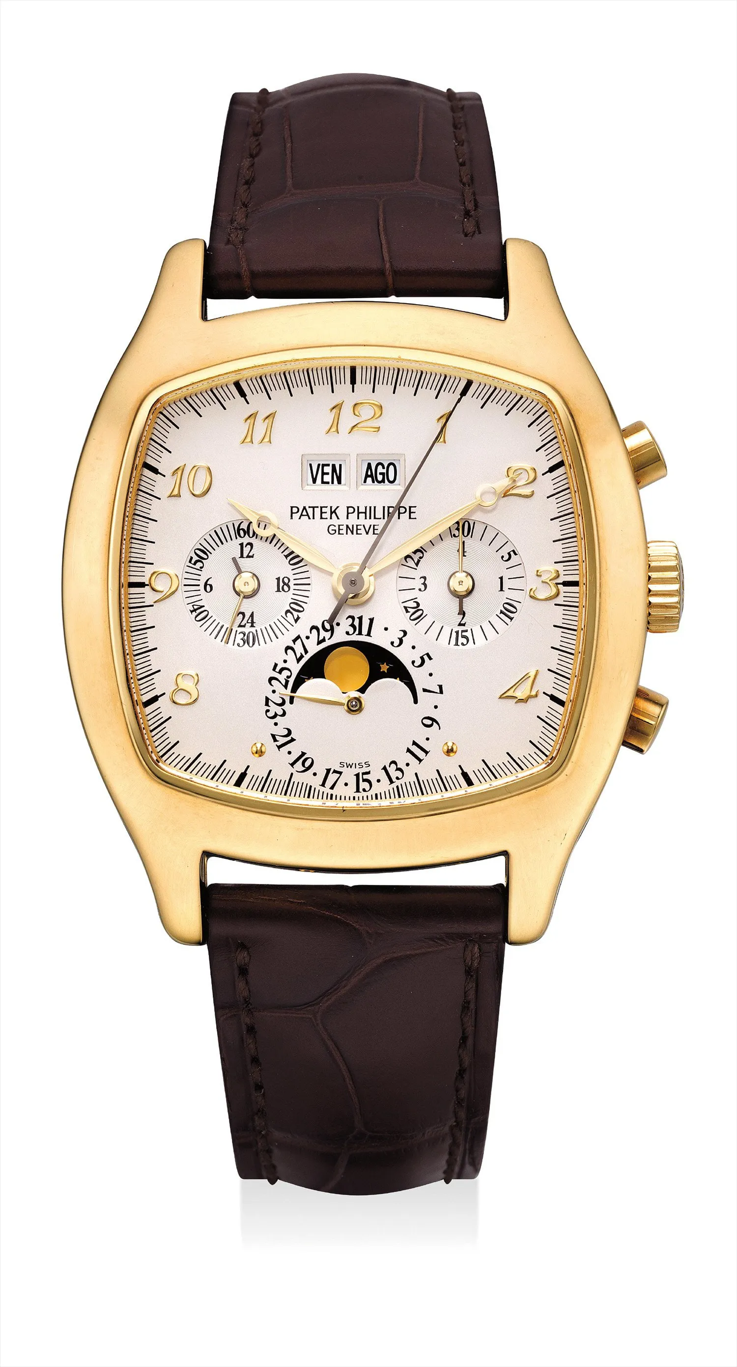 Patek Philippe TV Screen 5020J-013 37mm Yellow gold White