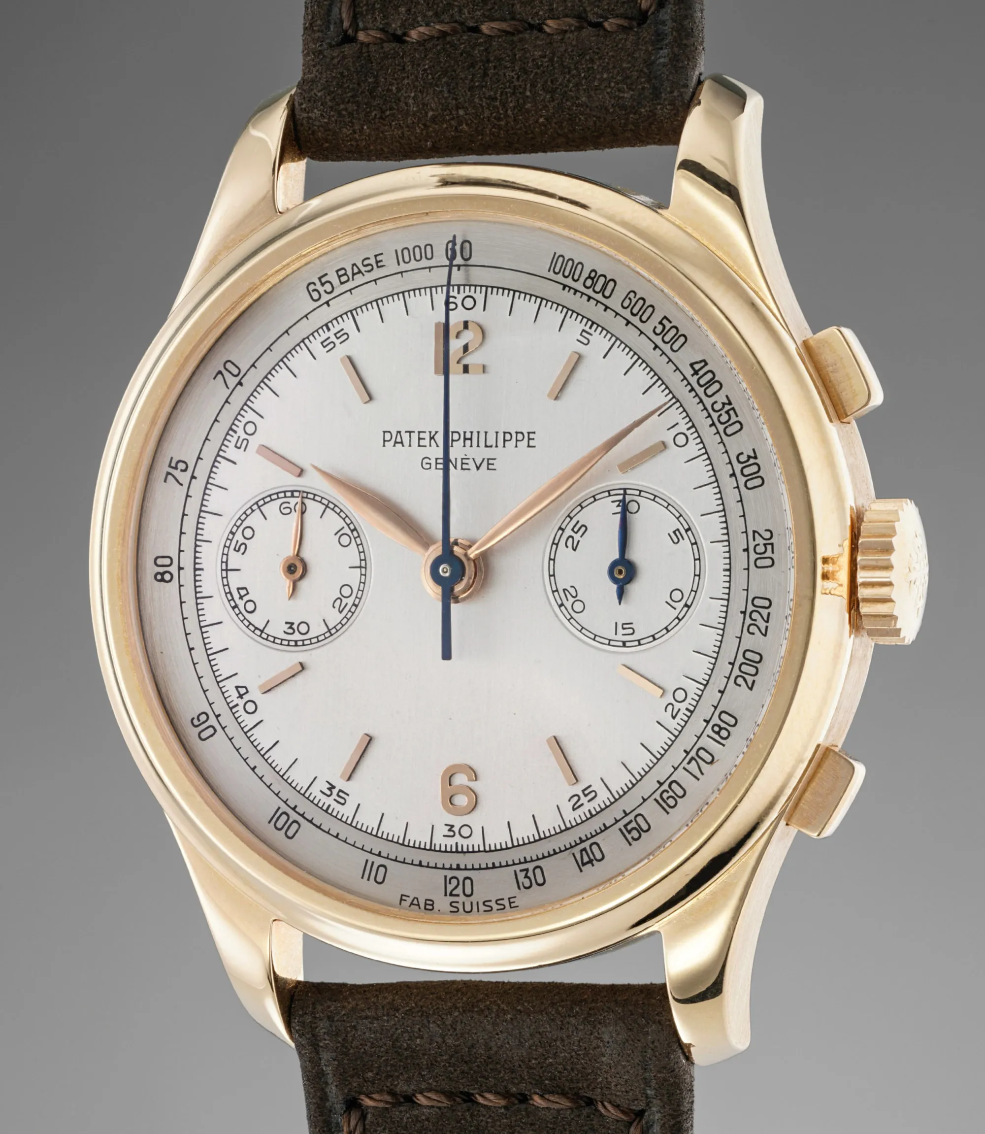 Patek Philippe Chronograph 530 36.5mm Rose gold White