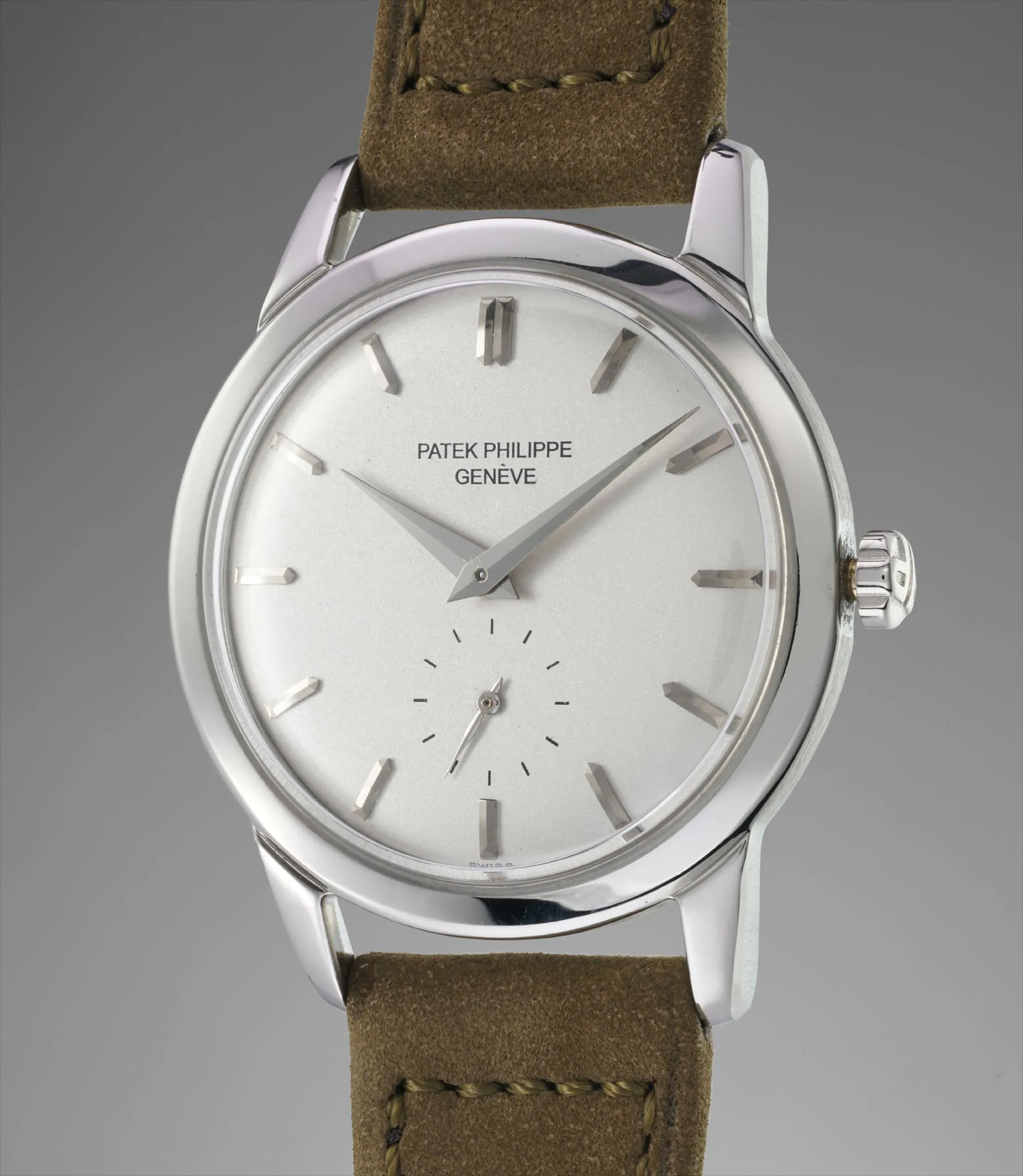 Patek Philippe 2585 35mm Stainless steel White