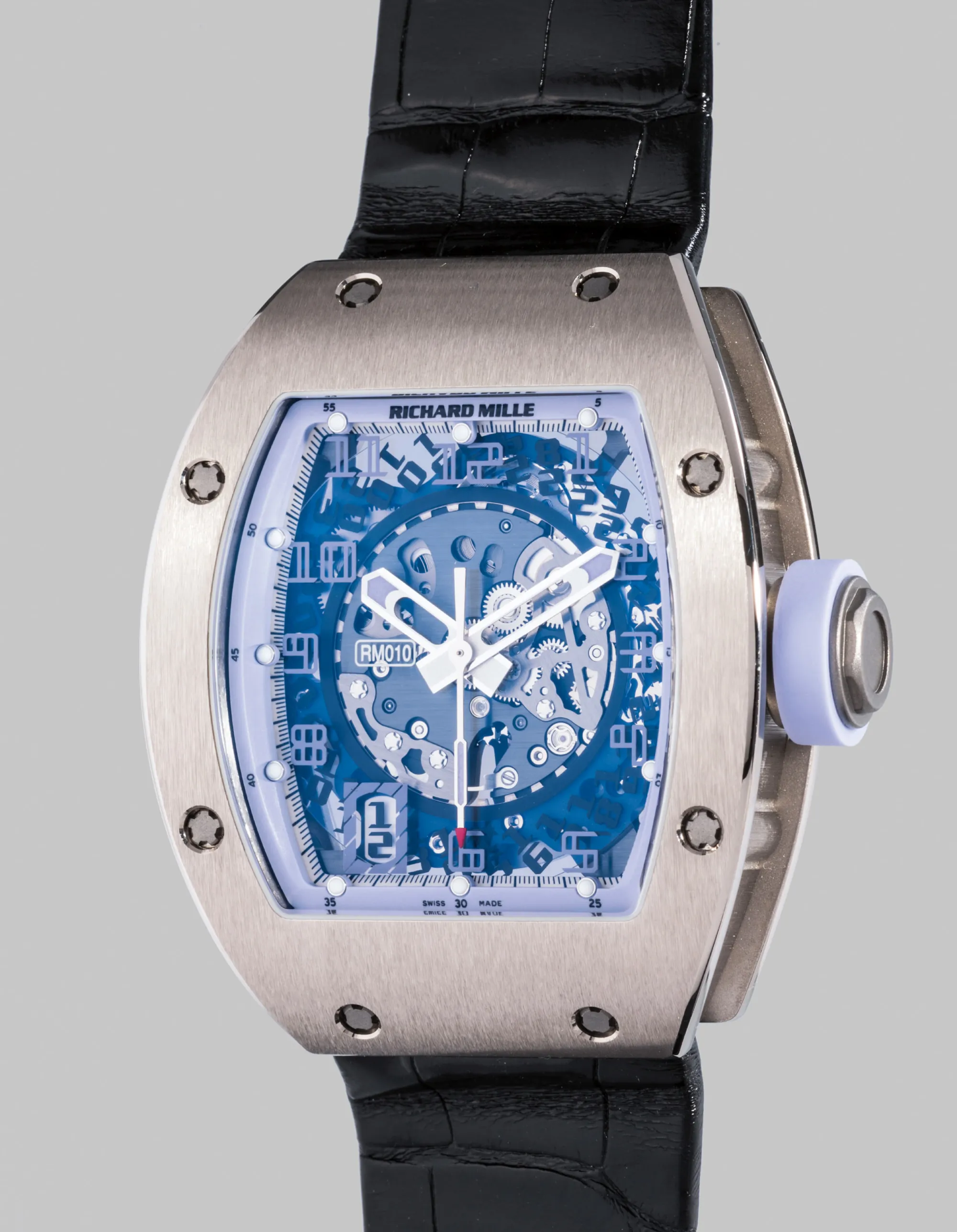 Richard Mille RM 010 RM 010 47.77mm White gold Transparent Lilac