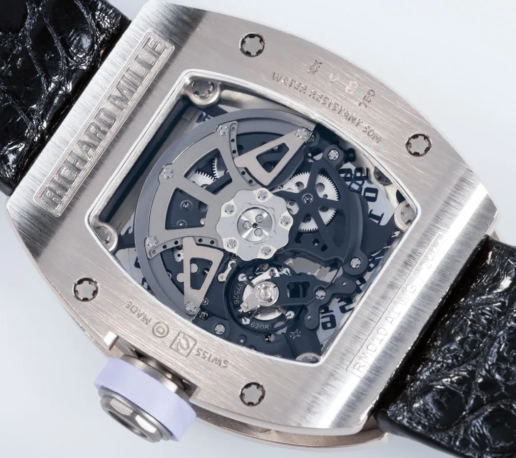 Richard Mille RM 010 RM 010 47.77mm White gold Transparent Lilac 1