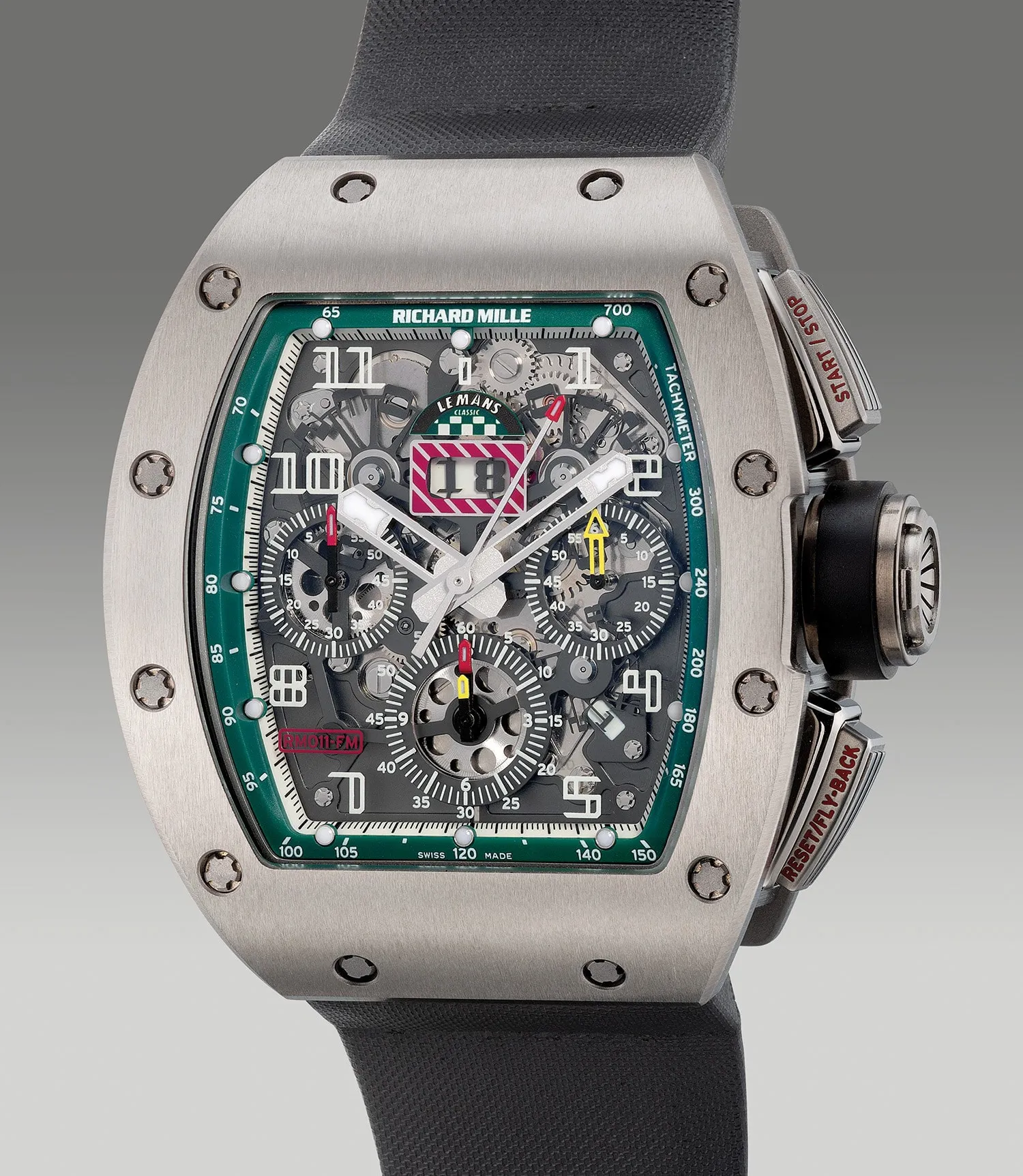 Richard Mille RM011 Felipe Massa RM011 AH TI 41mm Titanium Semi-skeletonized