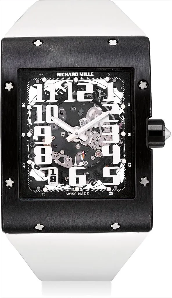 Richard Mille RM016 Automatic Extra Flat RM016 AH Ti/1019 38mm Titanium and PVD Black