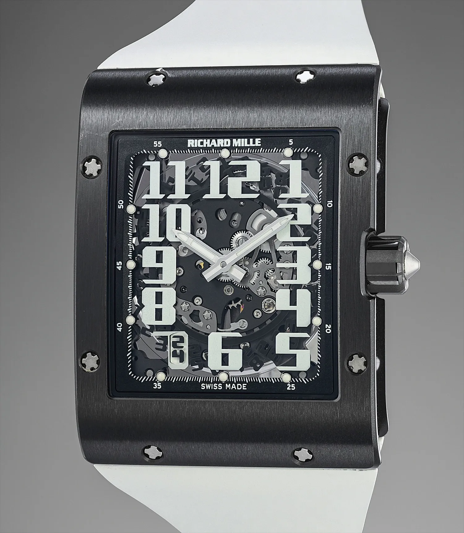 Richard Mille RM016 The Hour Glass RM016 AH Ti/1019 38mm Titanium and PVD Black