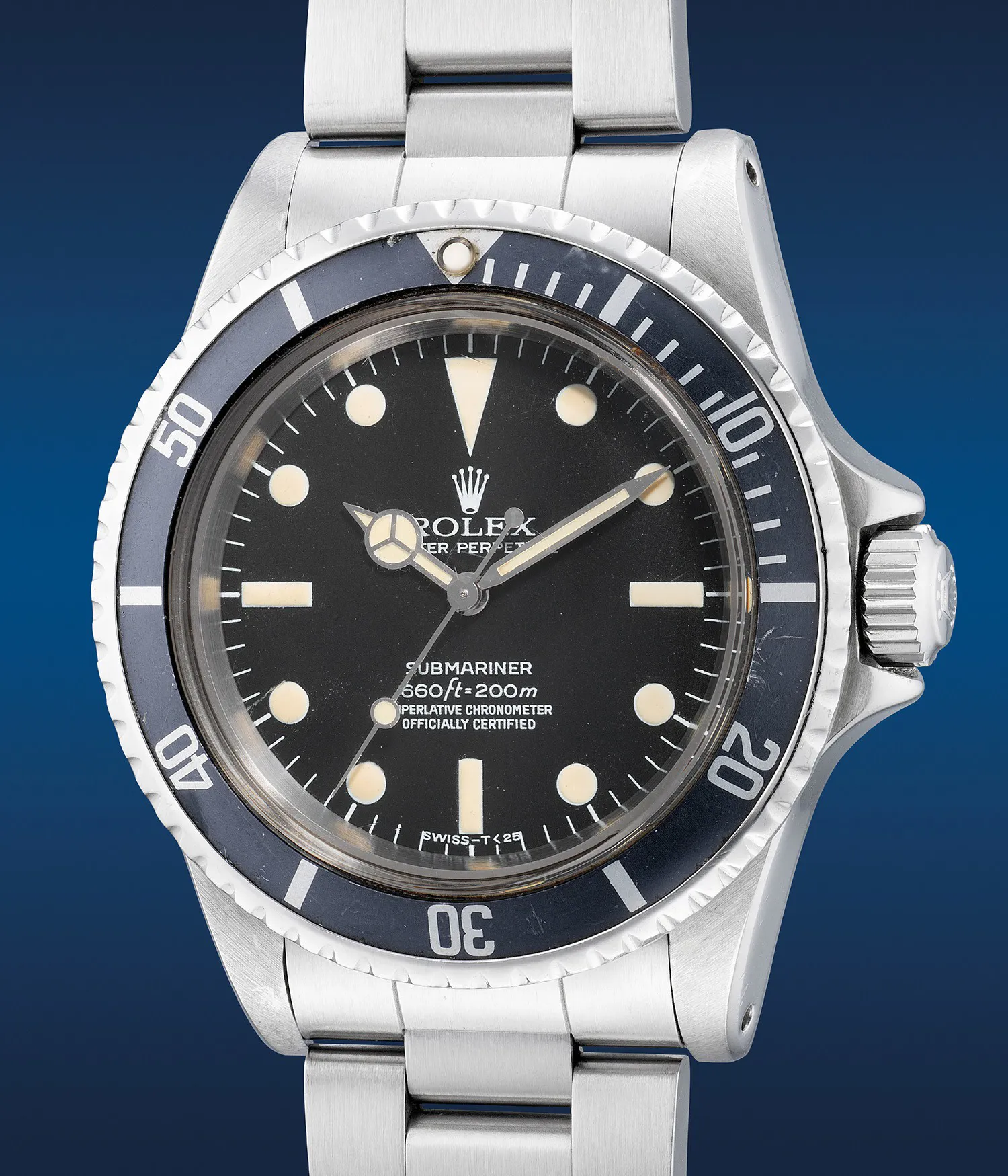 Rolex Submariner 5512 40mm Stainless steel Black