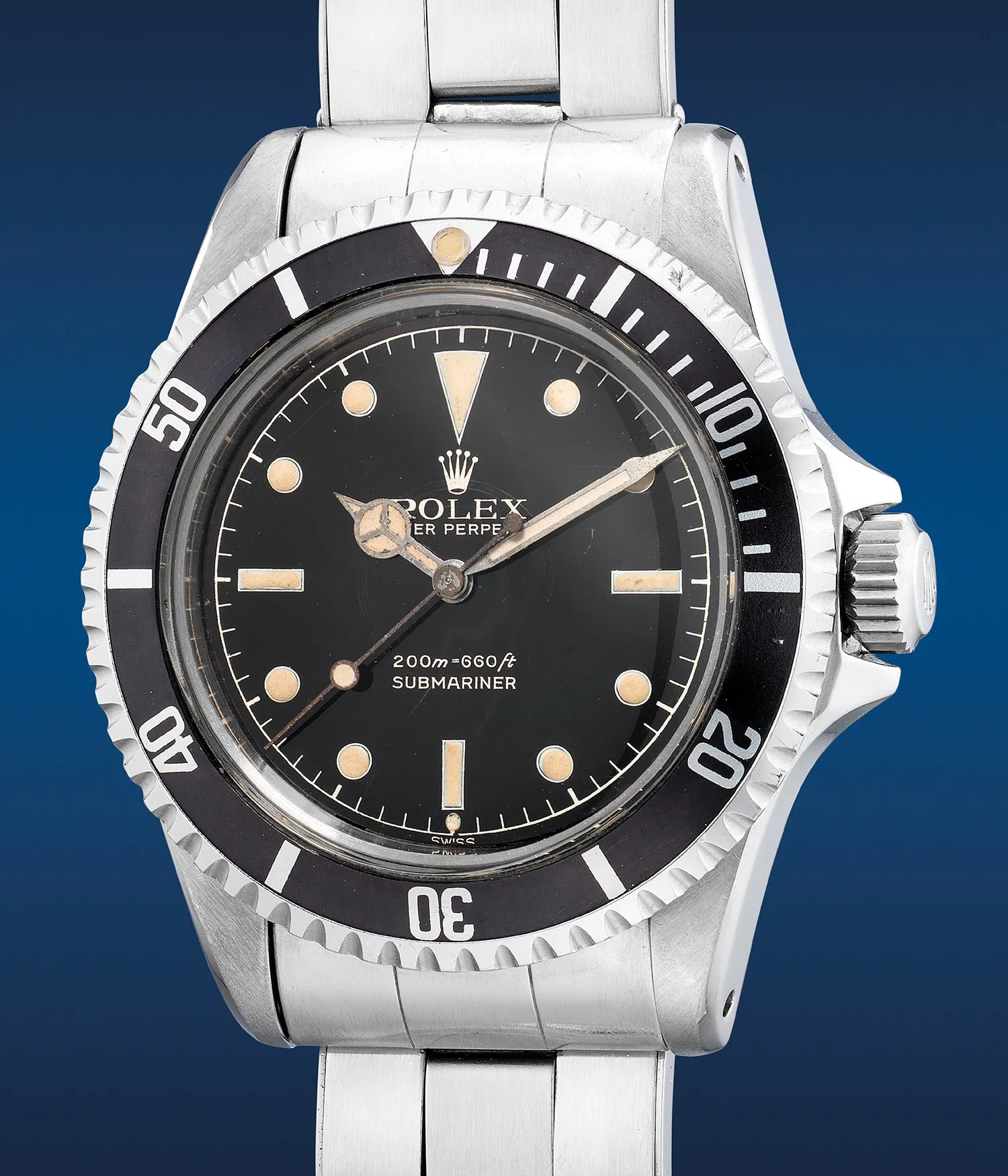 Rolex Submariner 5512 40mm Stainless steel Black