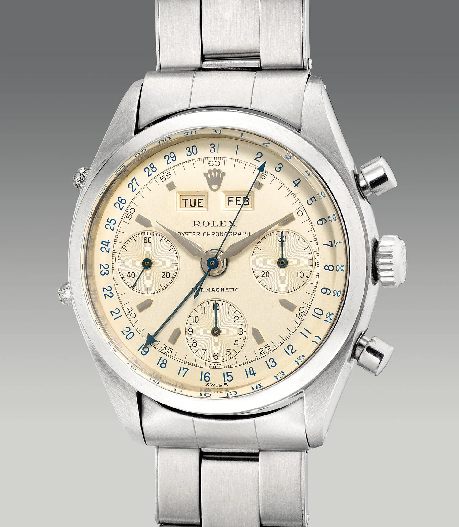 Rolex Oyster Chronograph 6236 36mm Stainless steel Ivory