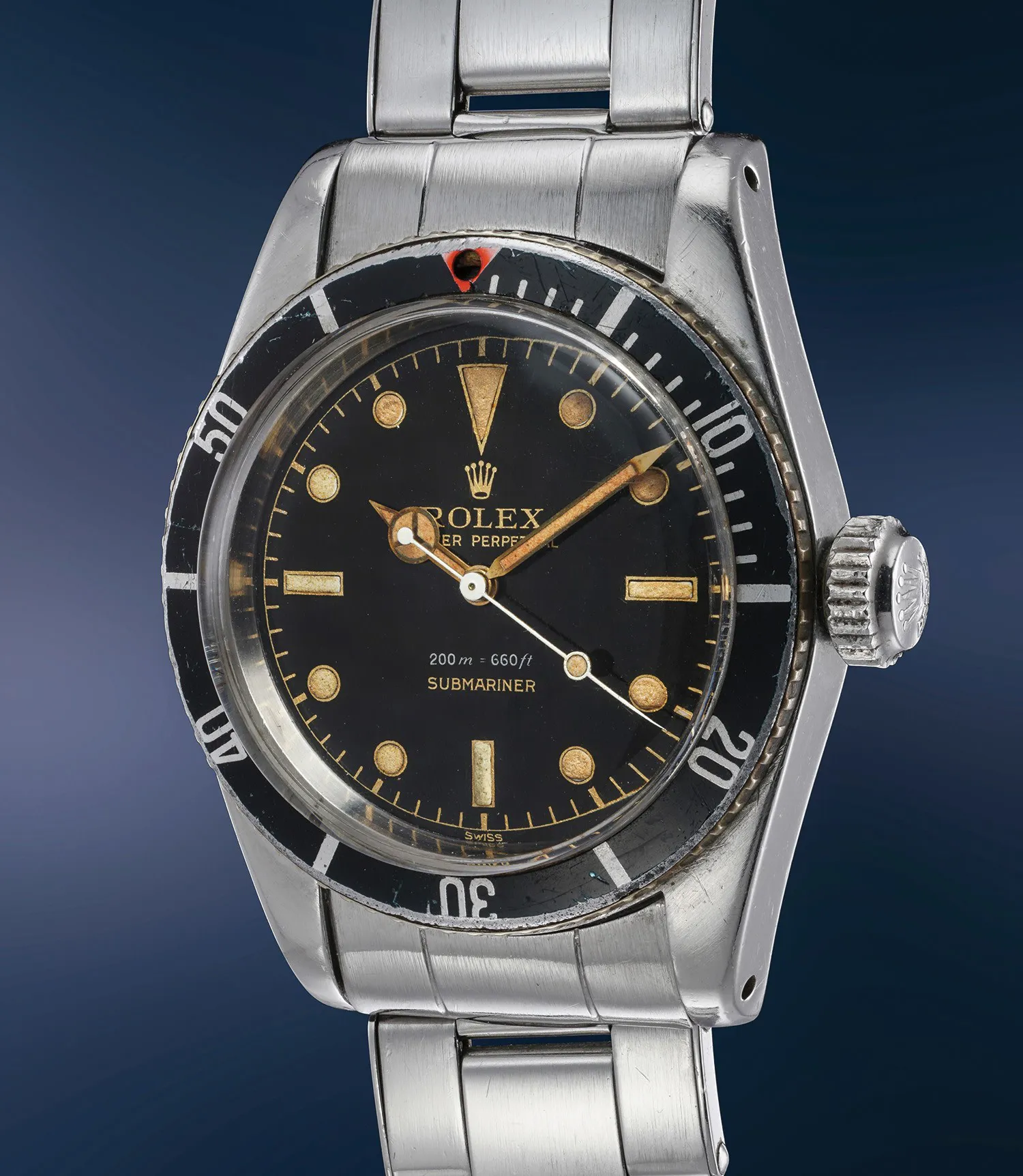 Rolex Submariner 6538 37.5mm Stainless steel Black