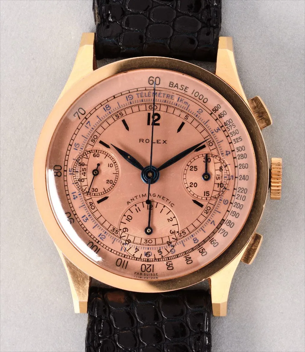 Rolex Chronograph 3330 37mm Rose gold Salmon 1