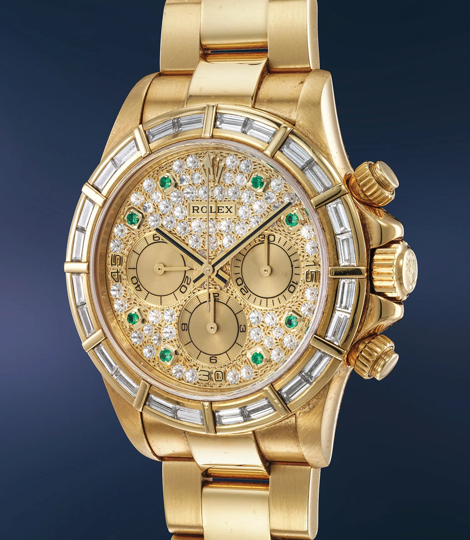 Rolex Daytona 116568 40mm Yellow gold Diamond pavé